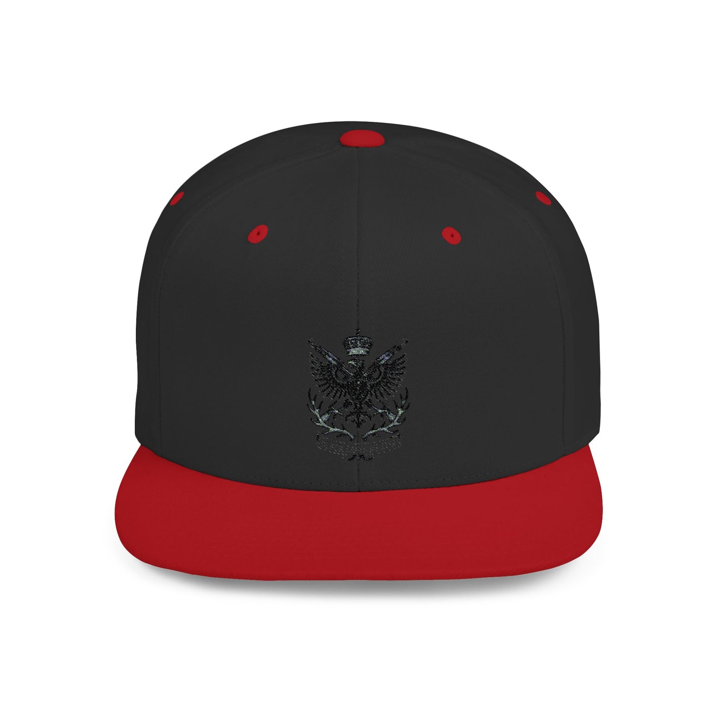 Cap - Flat Bill Snapback - Black Eagle Militia