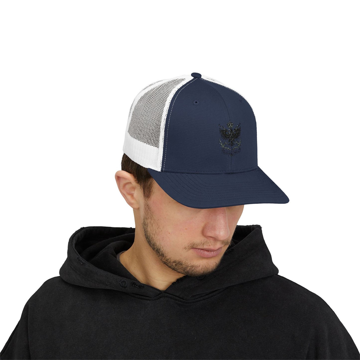 Cap - Snapback Trucker - Black Eagle Militia