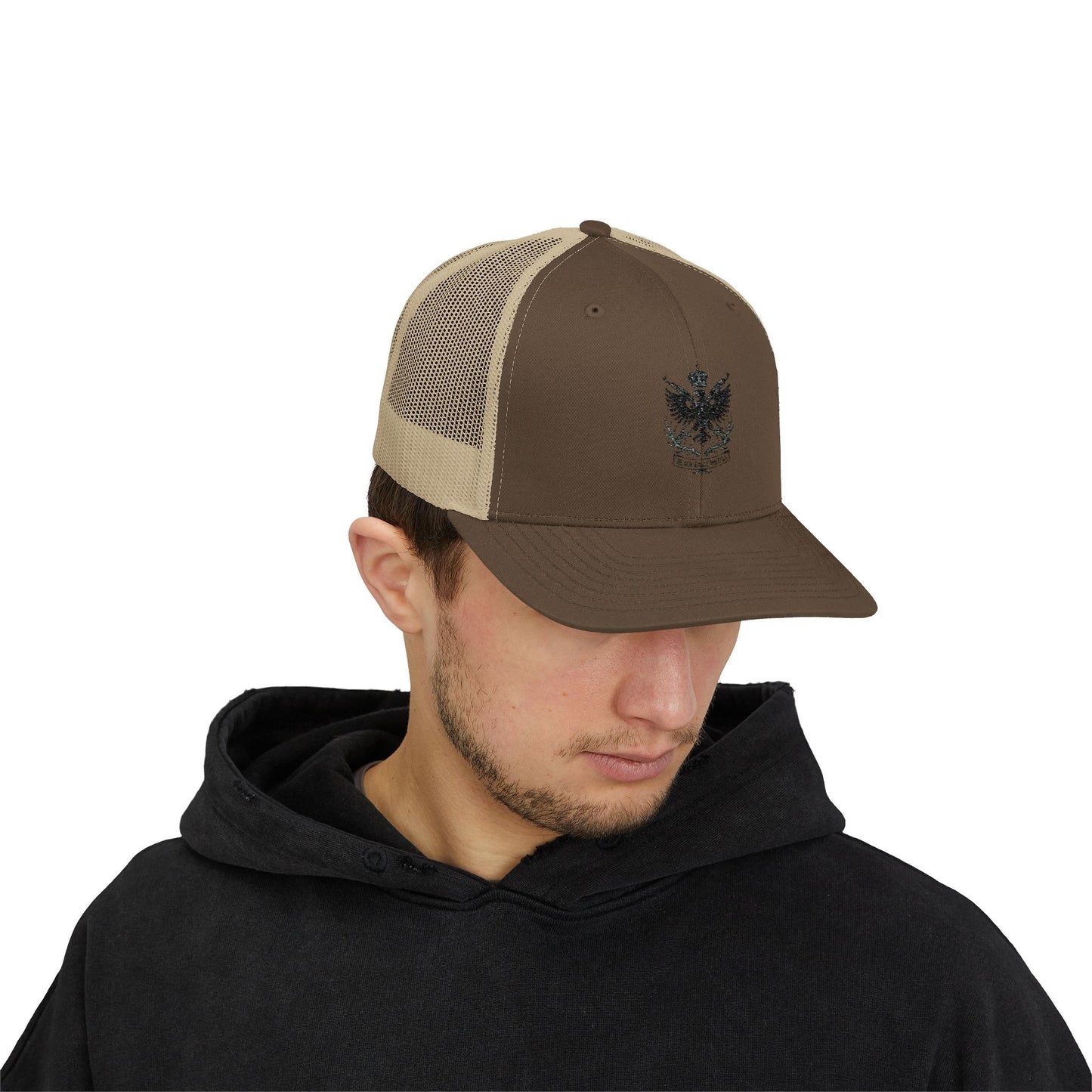 Cap - Snapback Trucker - Black Eagle Militia