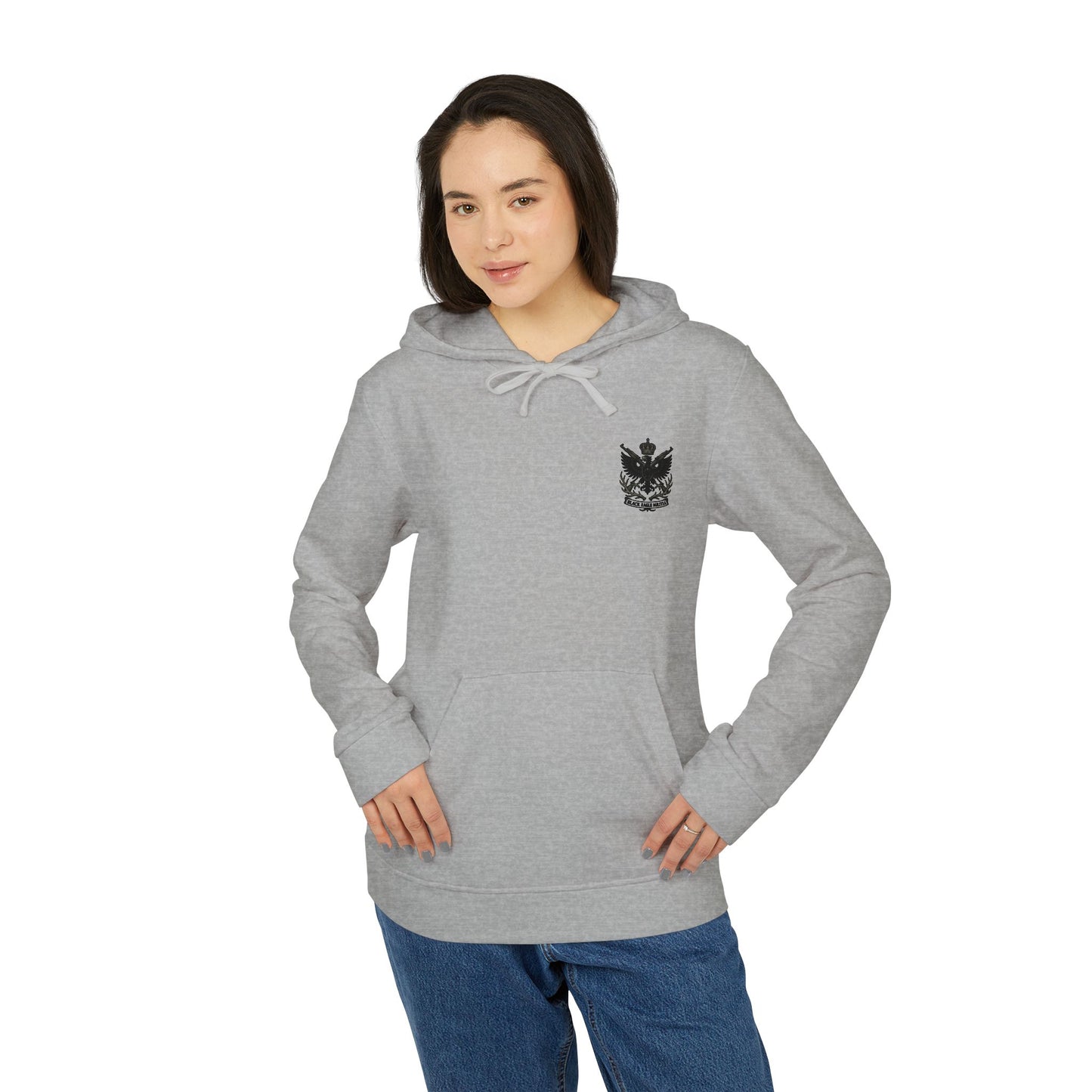 Adidas - Unisex Fleece Hoodie - Black Eagle Militia