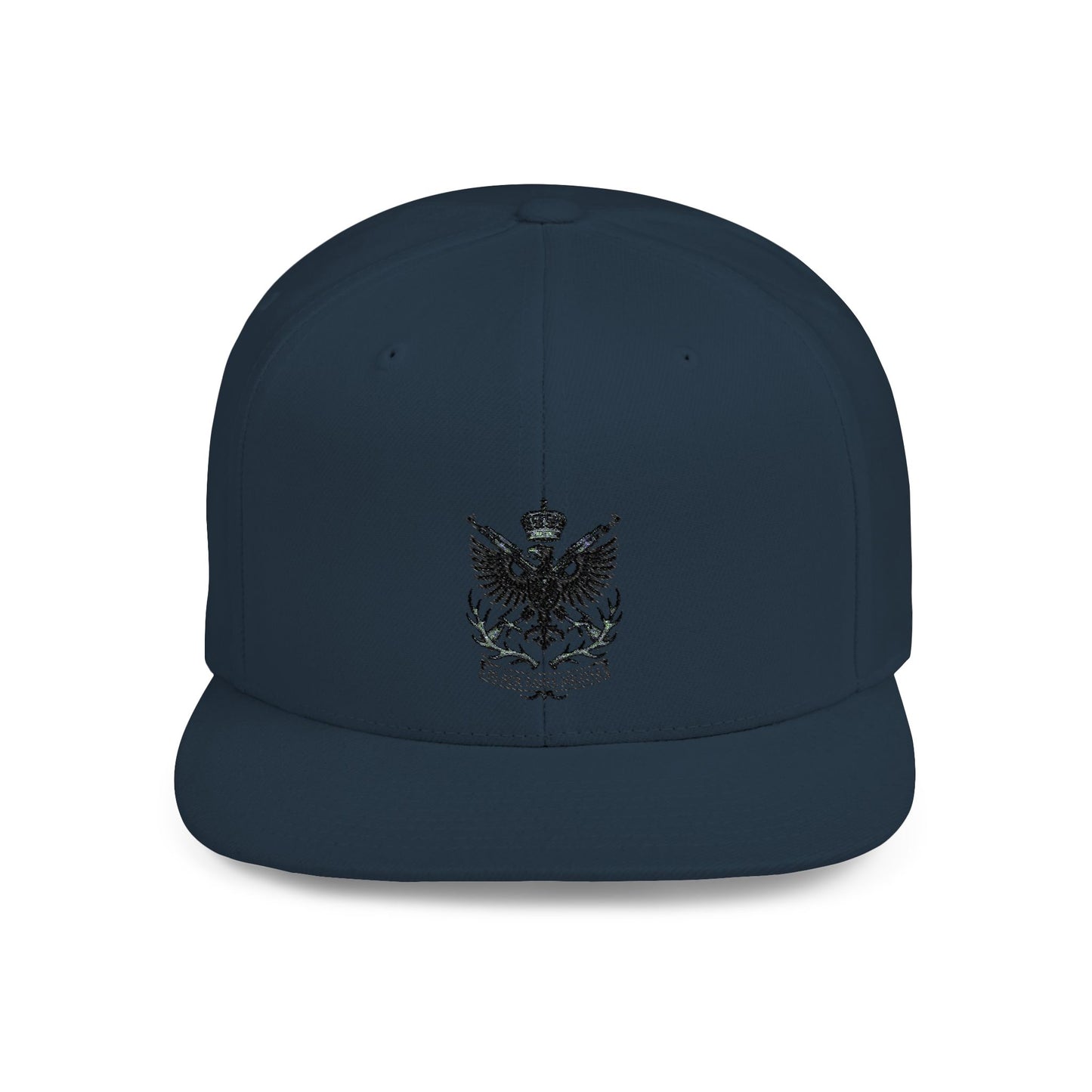 Cap - Flat Bill Snapback - Black Eagle Militia