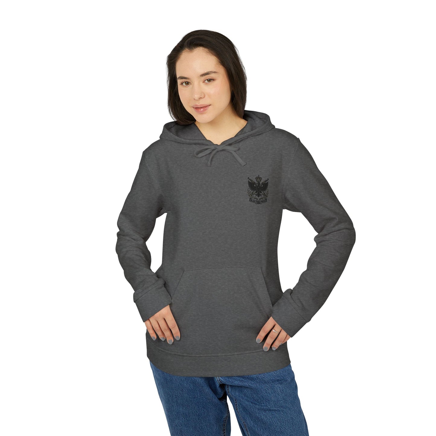 Adidas - Unisex Fleece Hoodie - Black Eagle Militia