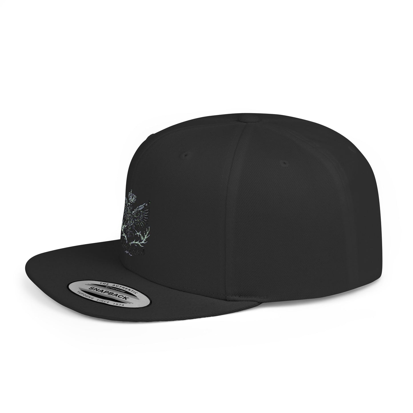 Cap - Flat Bill Snapback - Black Eagle Militia