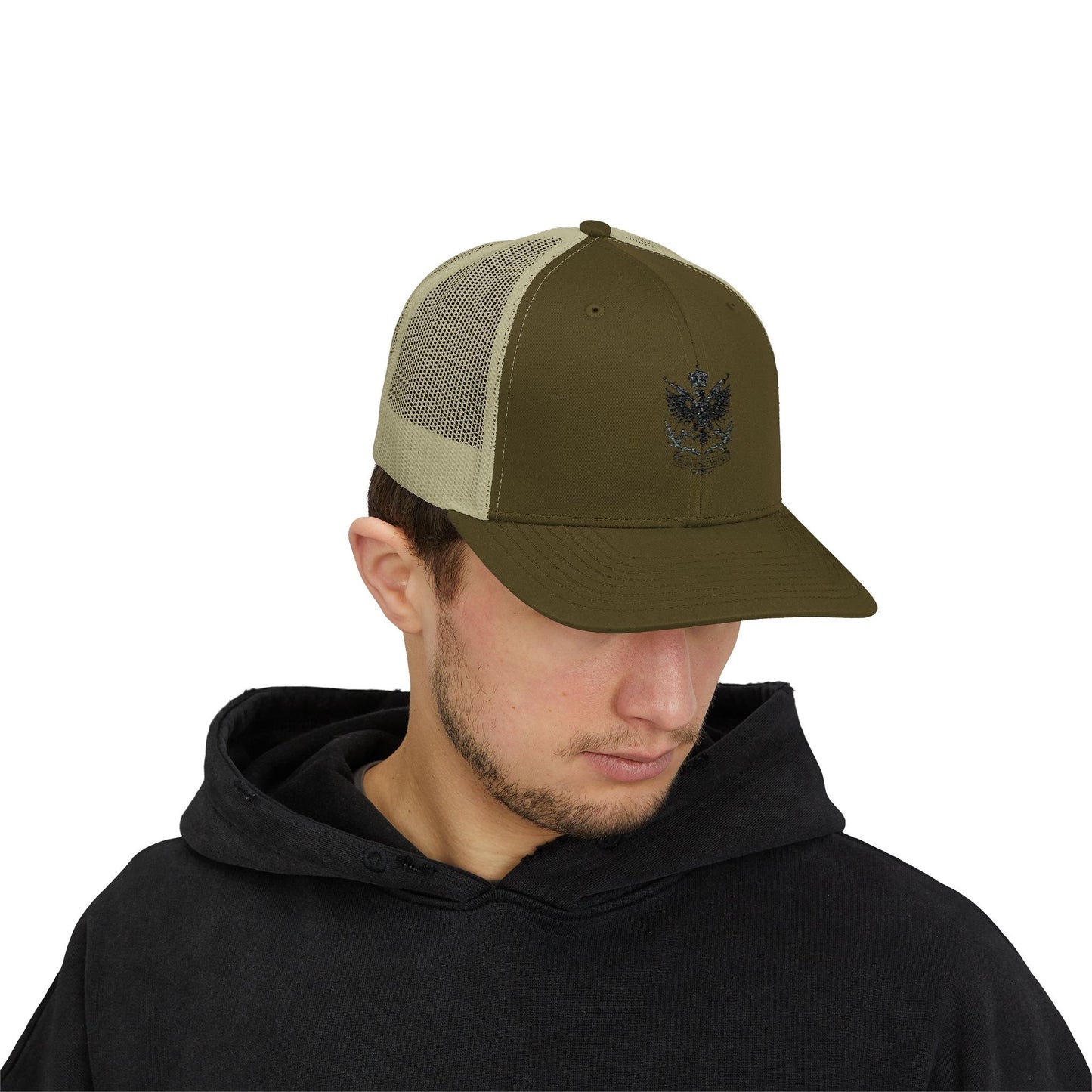 Cap - Snapback Trucker - Black Eagle Militia