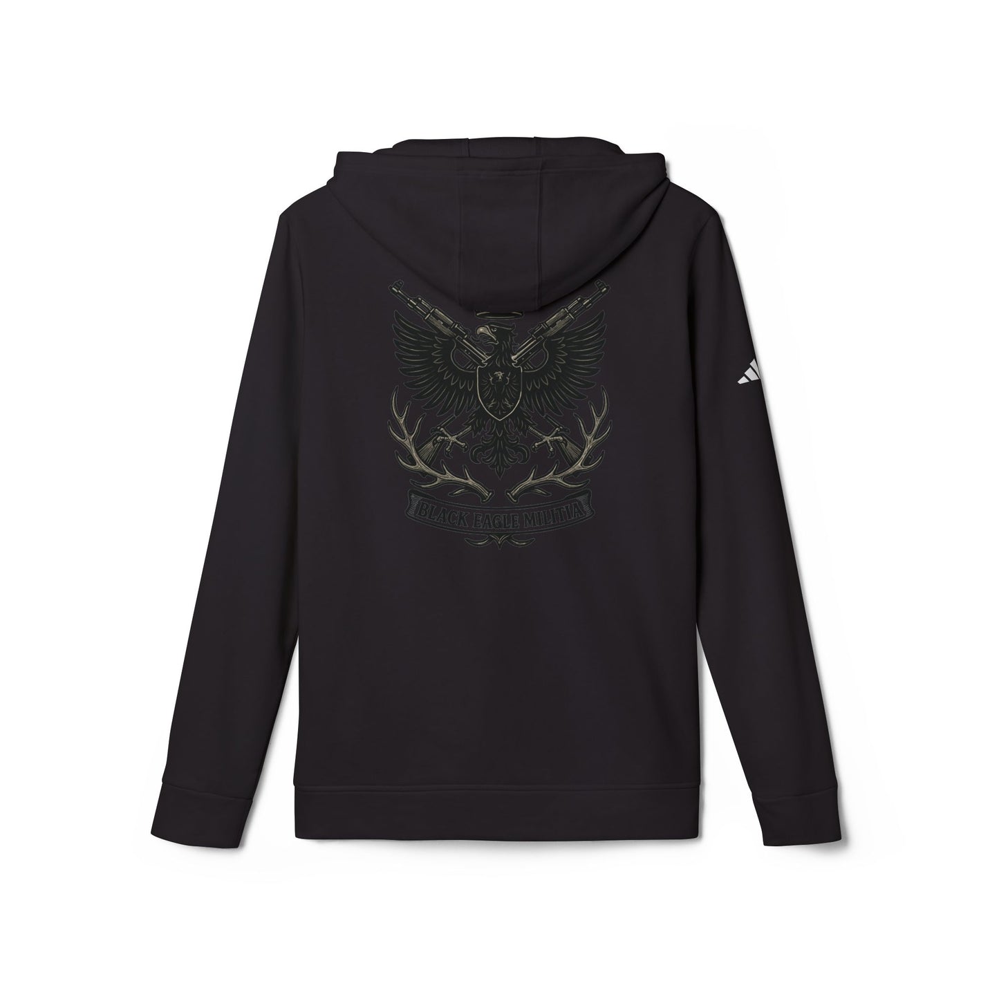 Adidas - Unisex Fleece Hoodie - Black Eagle Militia