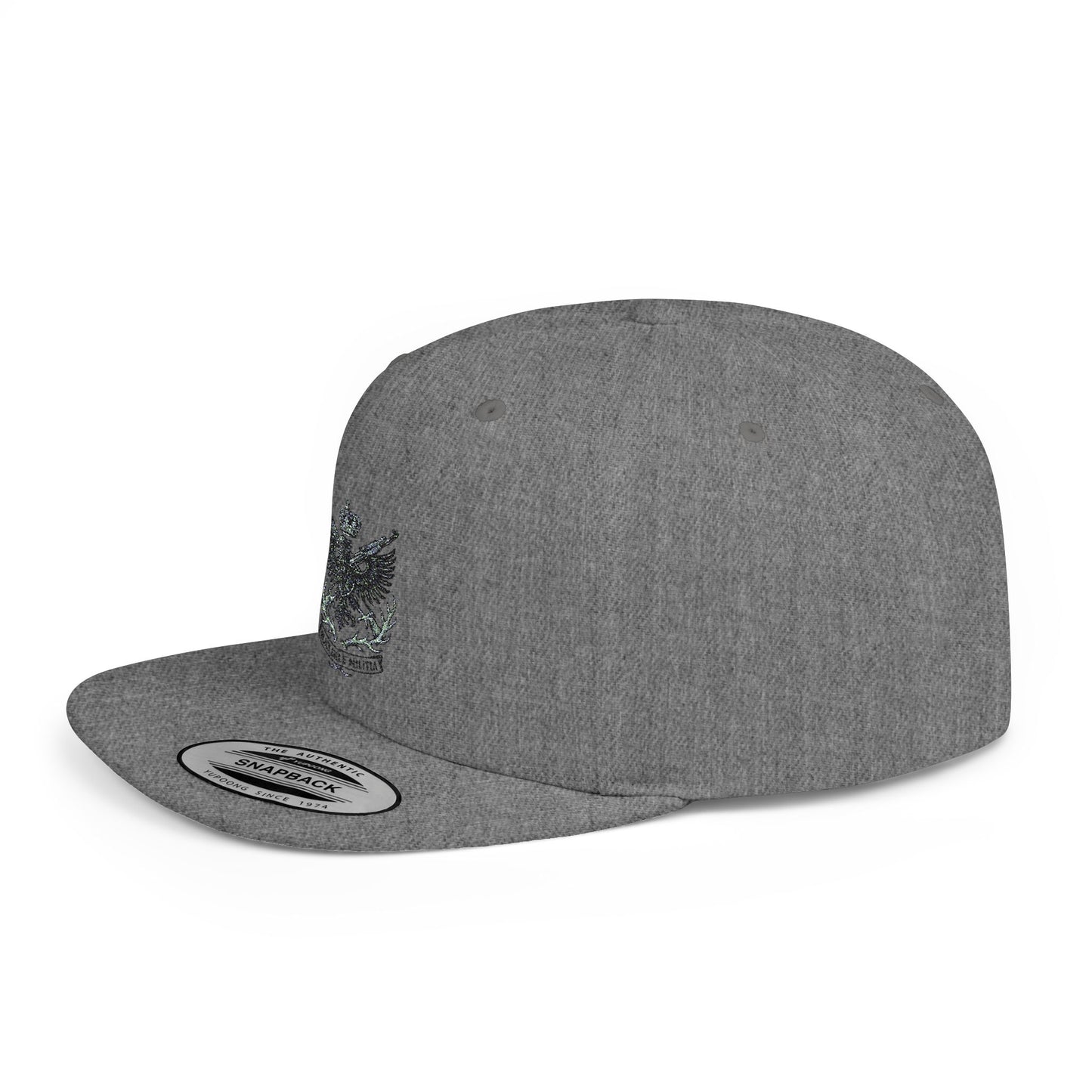 Cap - Flat Bill Snapback - Black Eagle Militia