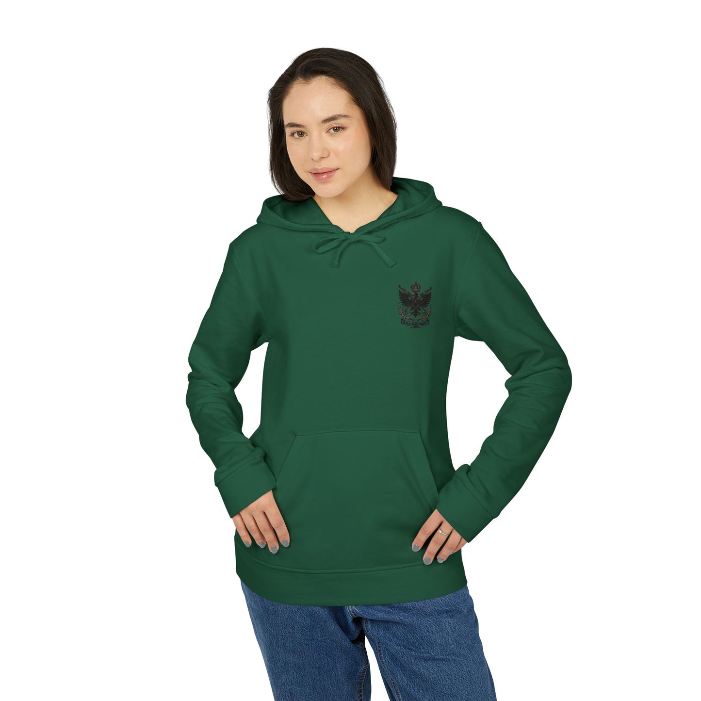 Adidas - Unisex Fleece Hoodie - Black Eagle Militia
