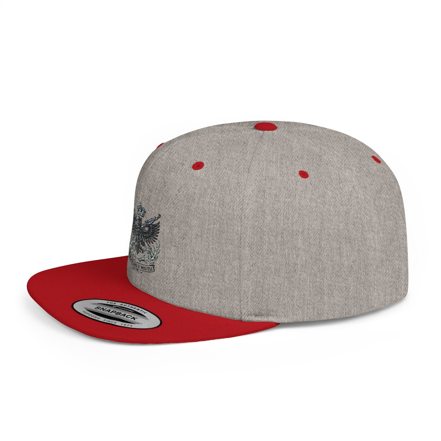 Cap - Flat Bill Snapback - Black Eagle Militia