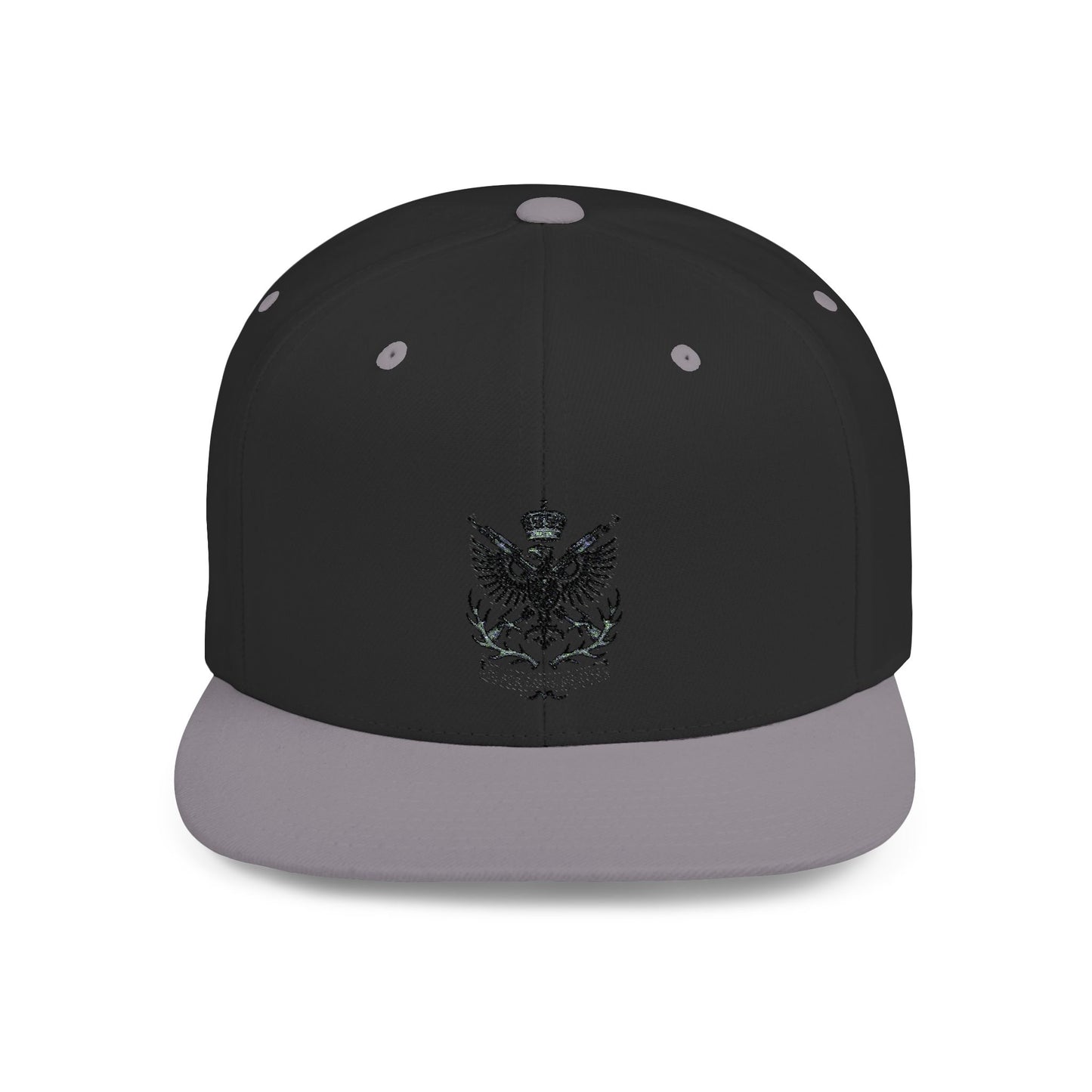 Cap - Flat Bill Snapback - Black Eagle Militia