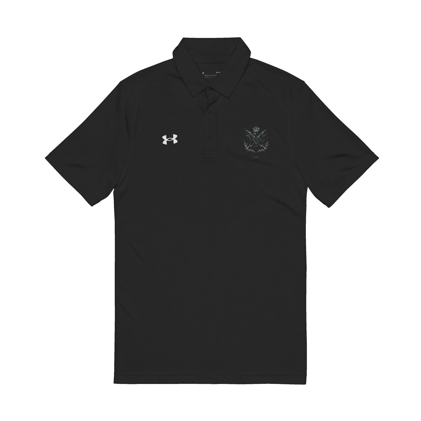 Polo Shirt - Under Armour® - Men's - Embroidered - Black Eagle Militia