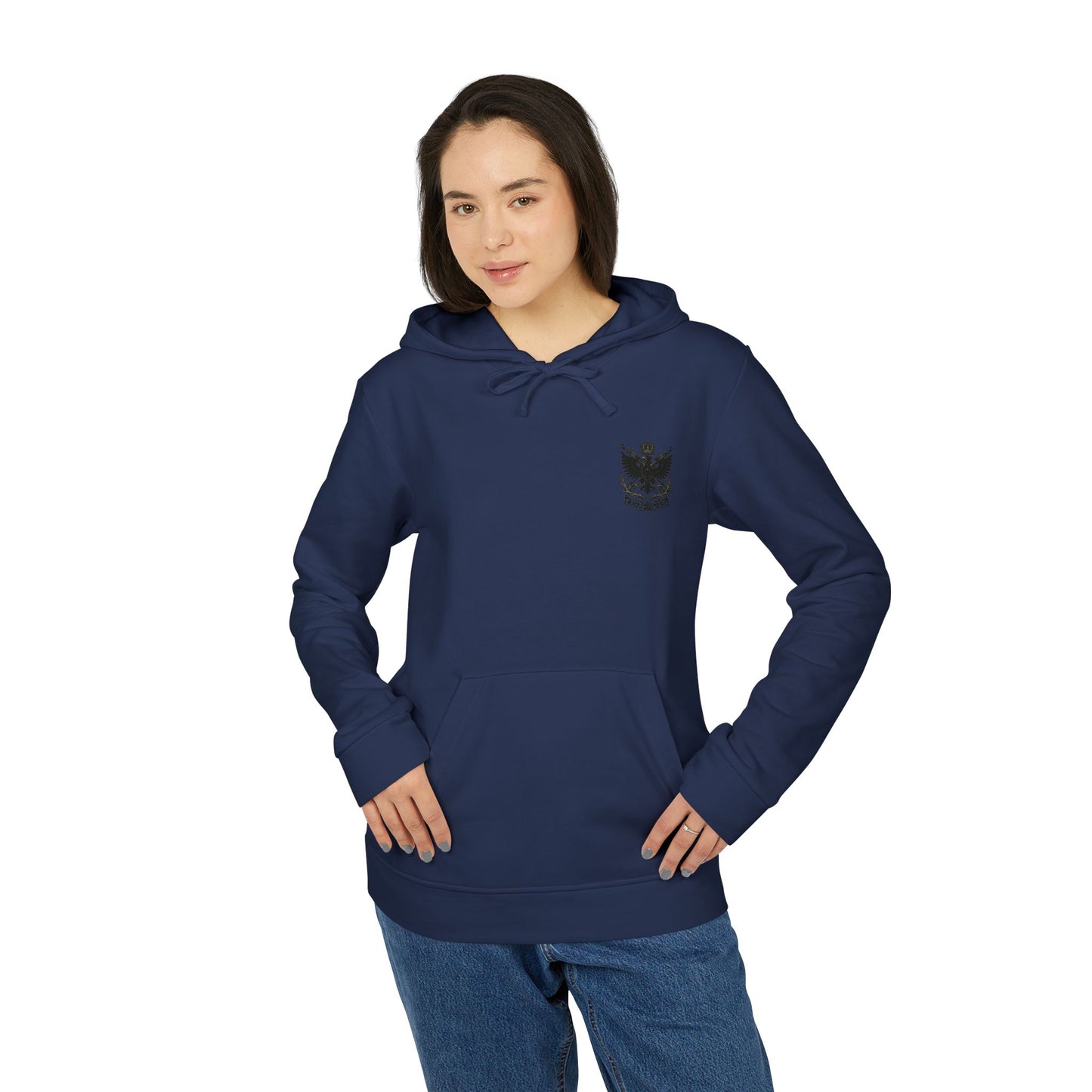 Adidas - Unisex Fleece Hoodie - Black Eagle Militia