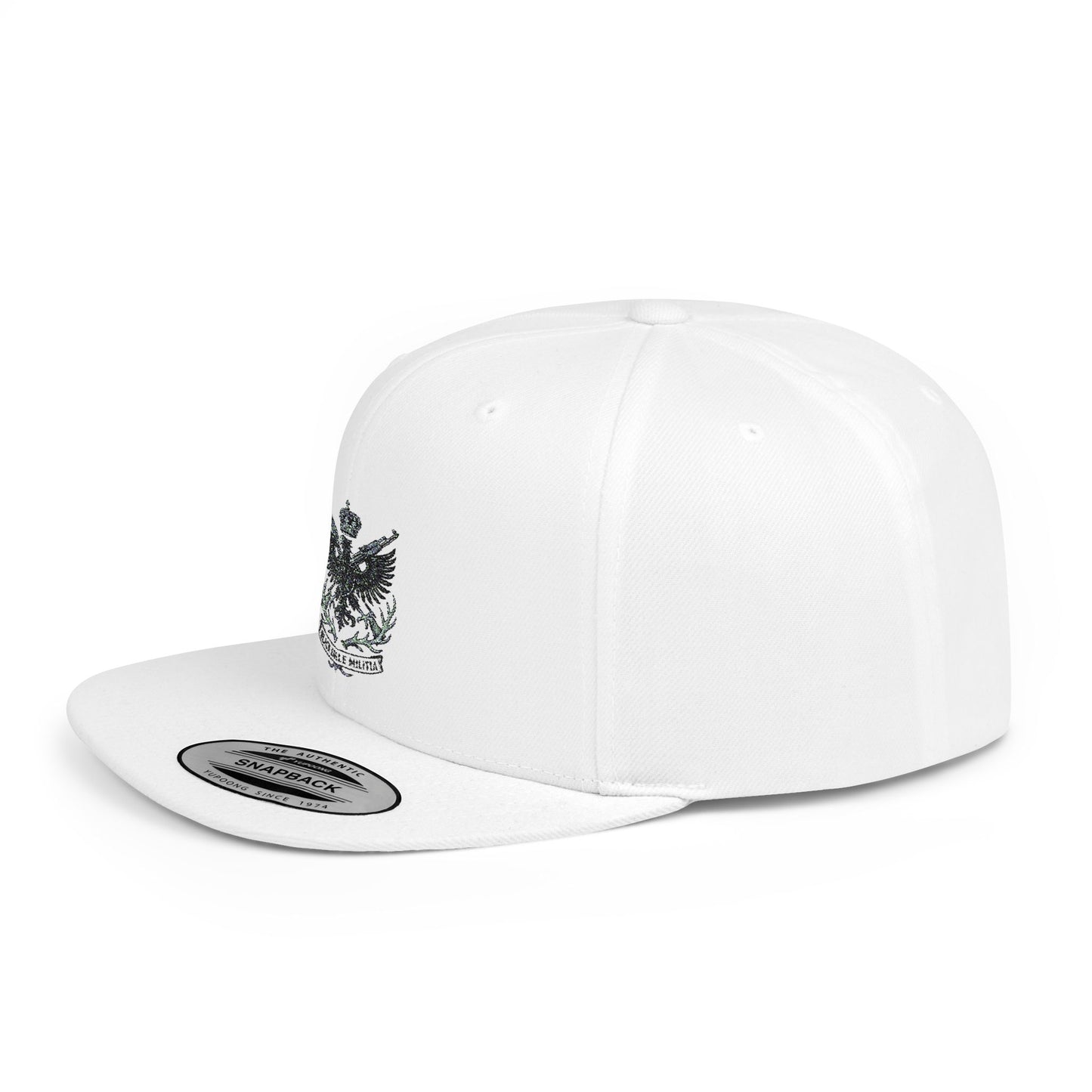 Cap - Flat Bill Snapback - Black Eagle Militia