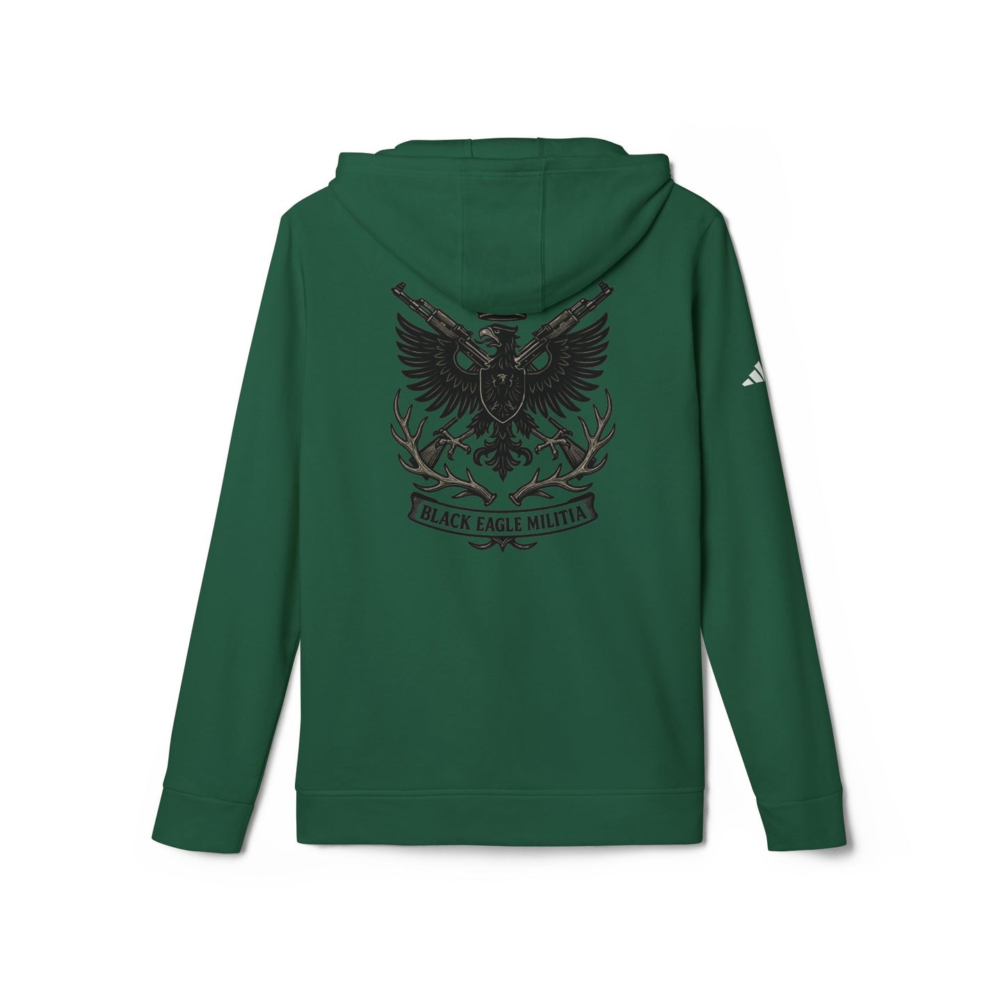 Adidas - Unisex Fleece Hoodie - Black Eagle Militia