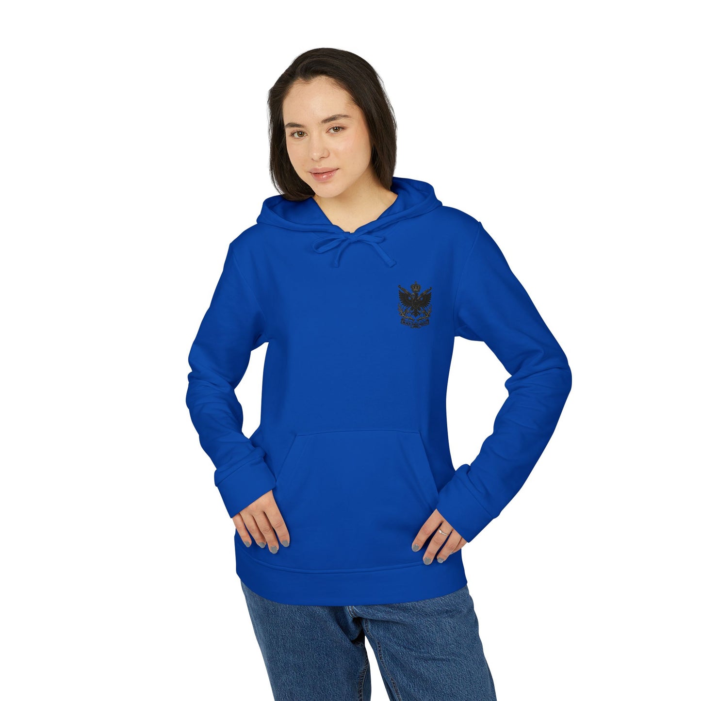 Adidas - Unisex Fleece Hoodie - Black Eagle Militia