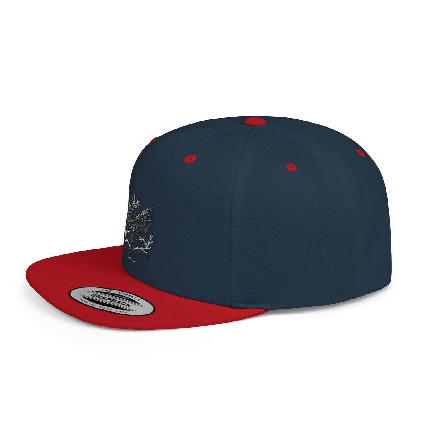 Cap - Flat Bill Snapback - Black Eagle Militia