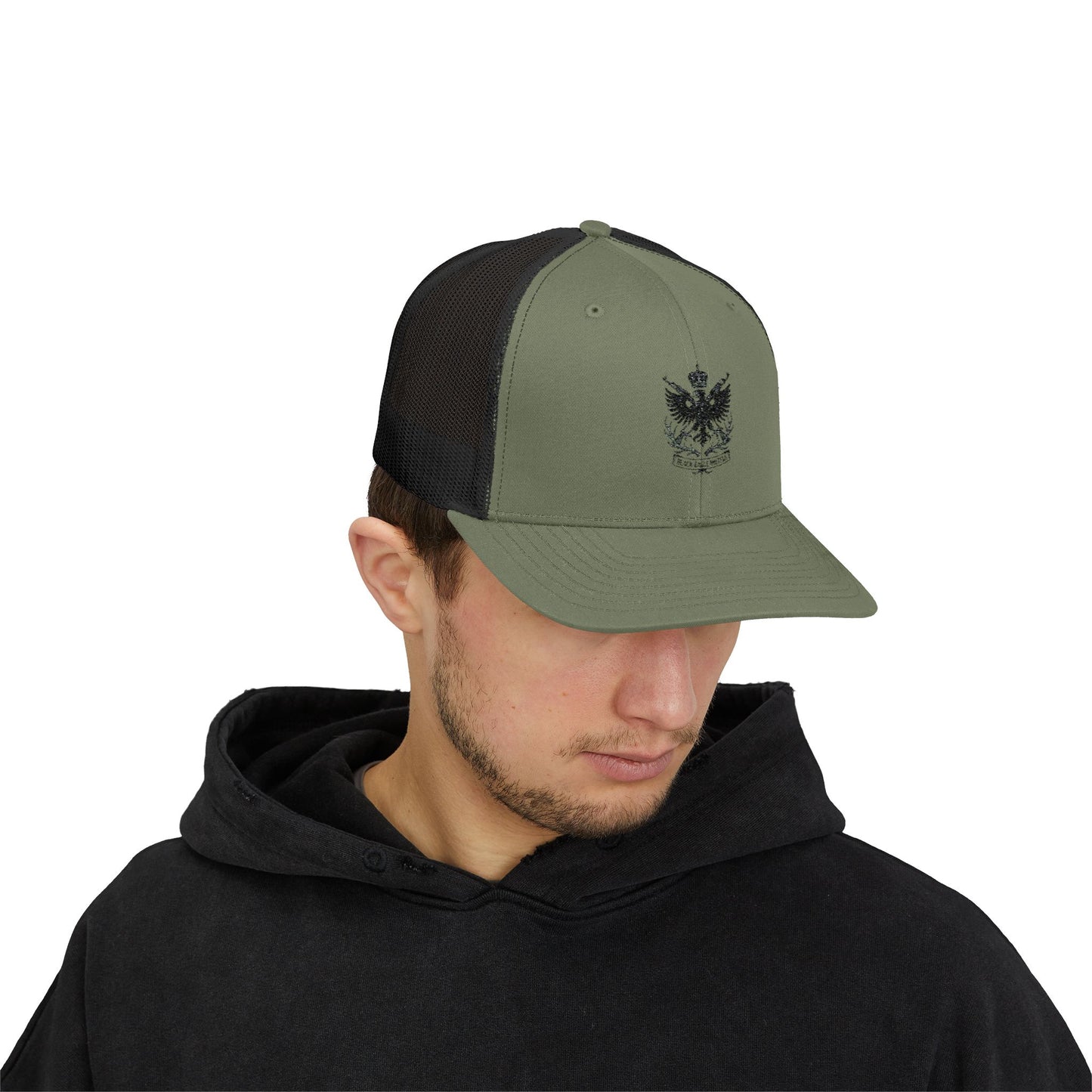 Cap - Snapback Trucker - Black Eagle Militia