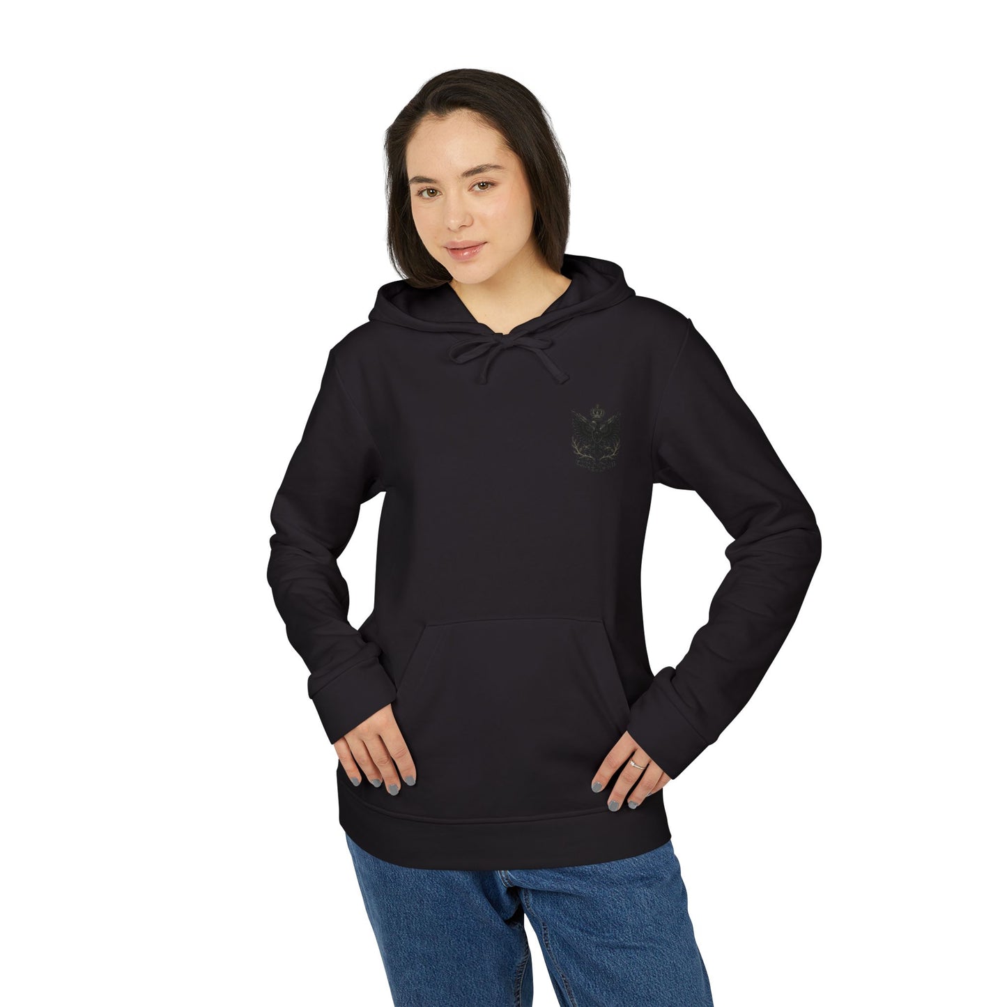 Adidas - Unisex Fleece Hoodie - Black Eagle Militia