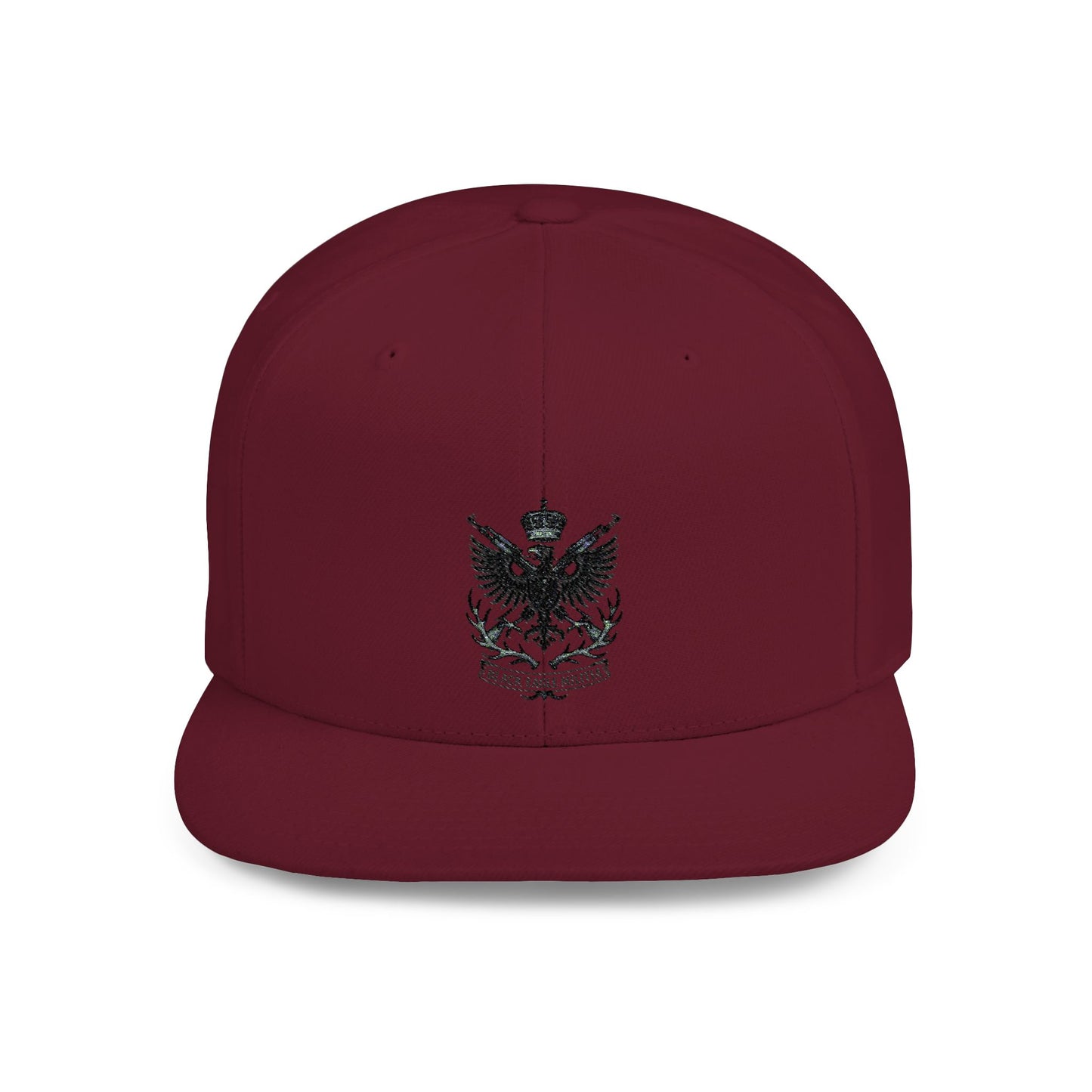 Cap - Flat Bill Snapback - Black Eagle Militia