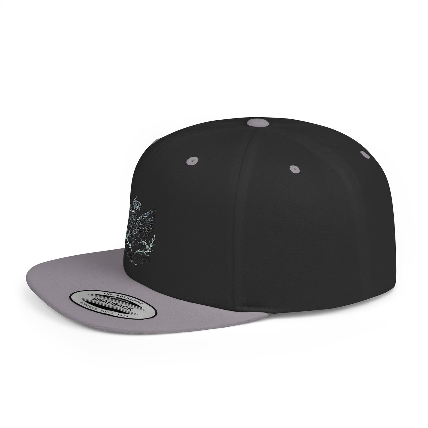 Cap - Flat Bill Snapback - Black Eagle Militia
