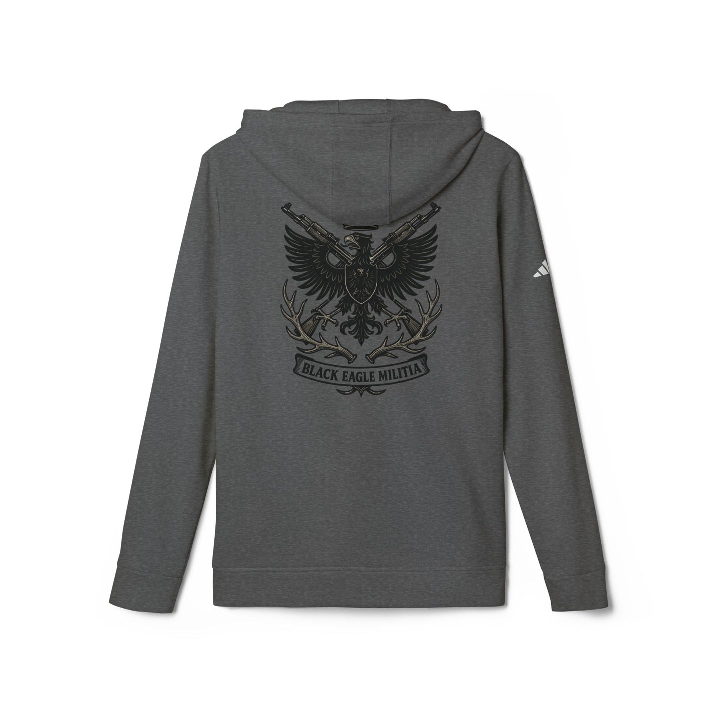 Adidas - Unisex Fleece Hoodie - Black Eagle Militia