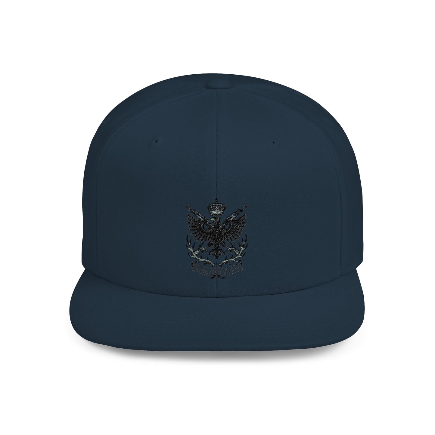 Cap - Flat Bill Snapback - Black Eagle Militia