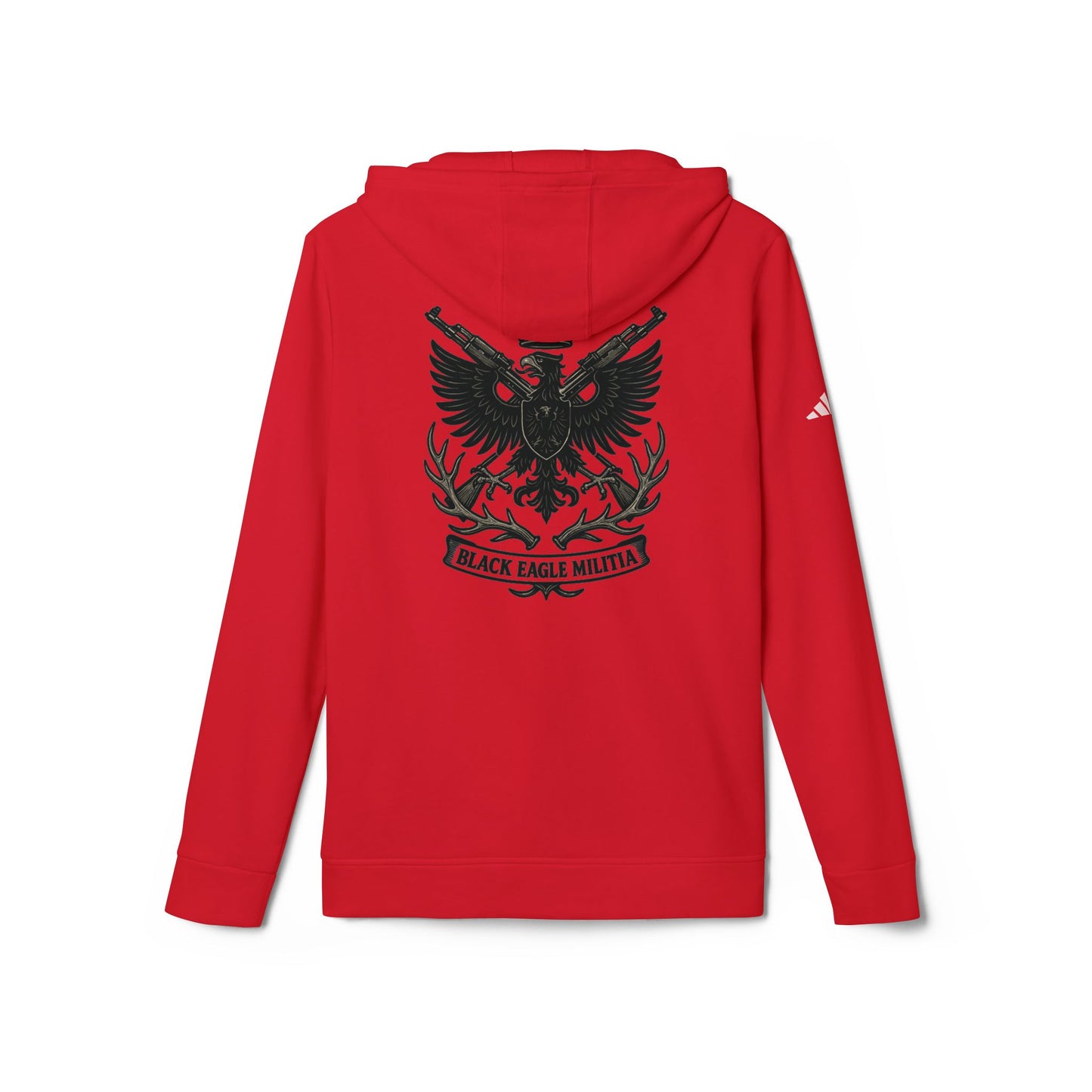 Adidas - Unisex Fleece Hoodie - Black Eagle Militia