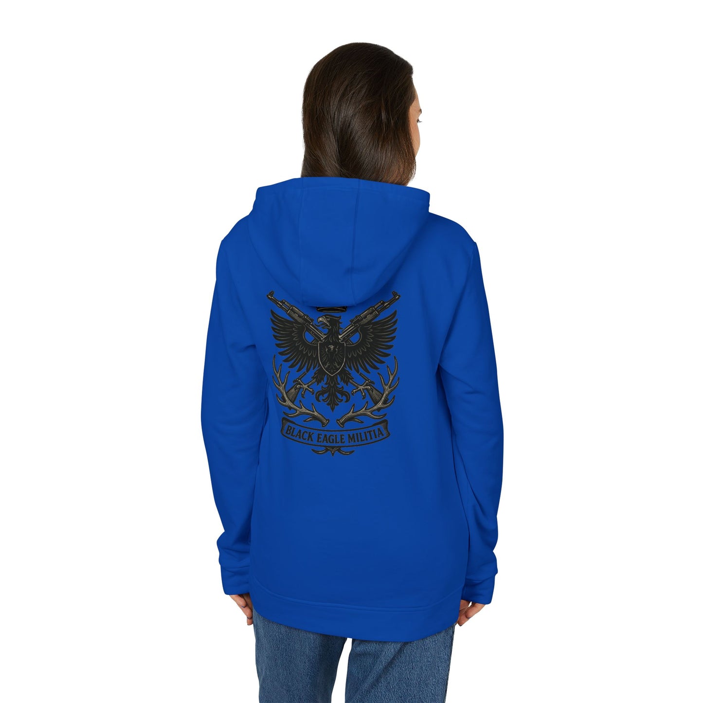 Adidas - Unisex Fleece Hoodie - Black Eagle Militia