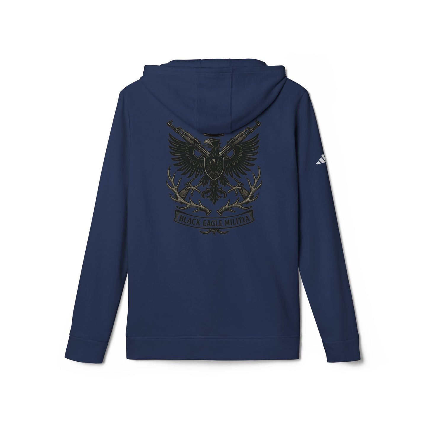 Adidas - Unisex Fleece Hoodie - Black Eagle Militia