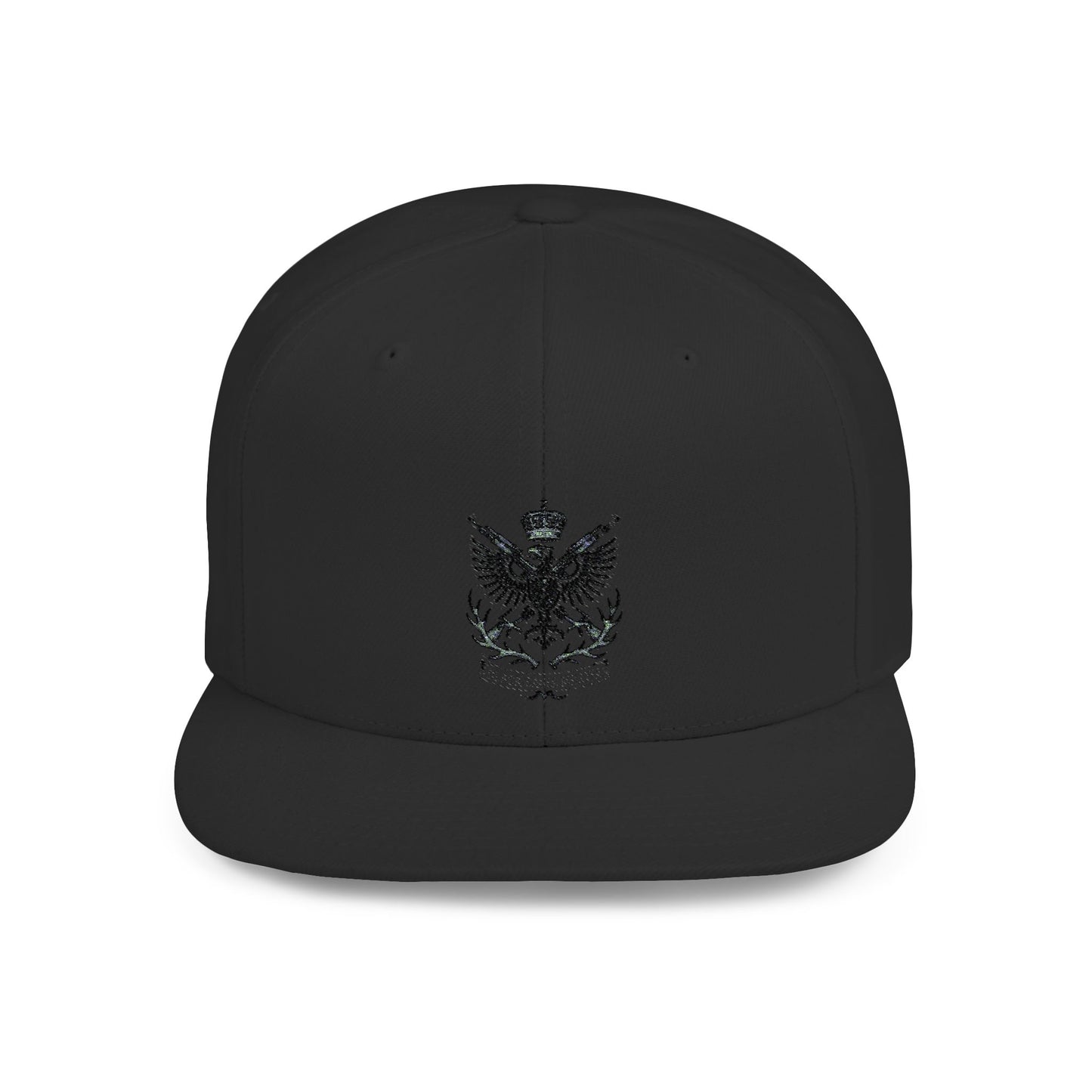 Cap - Flat Bill Snapback - Black Eagle Militia