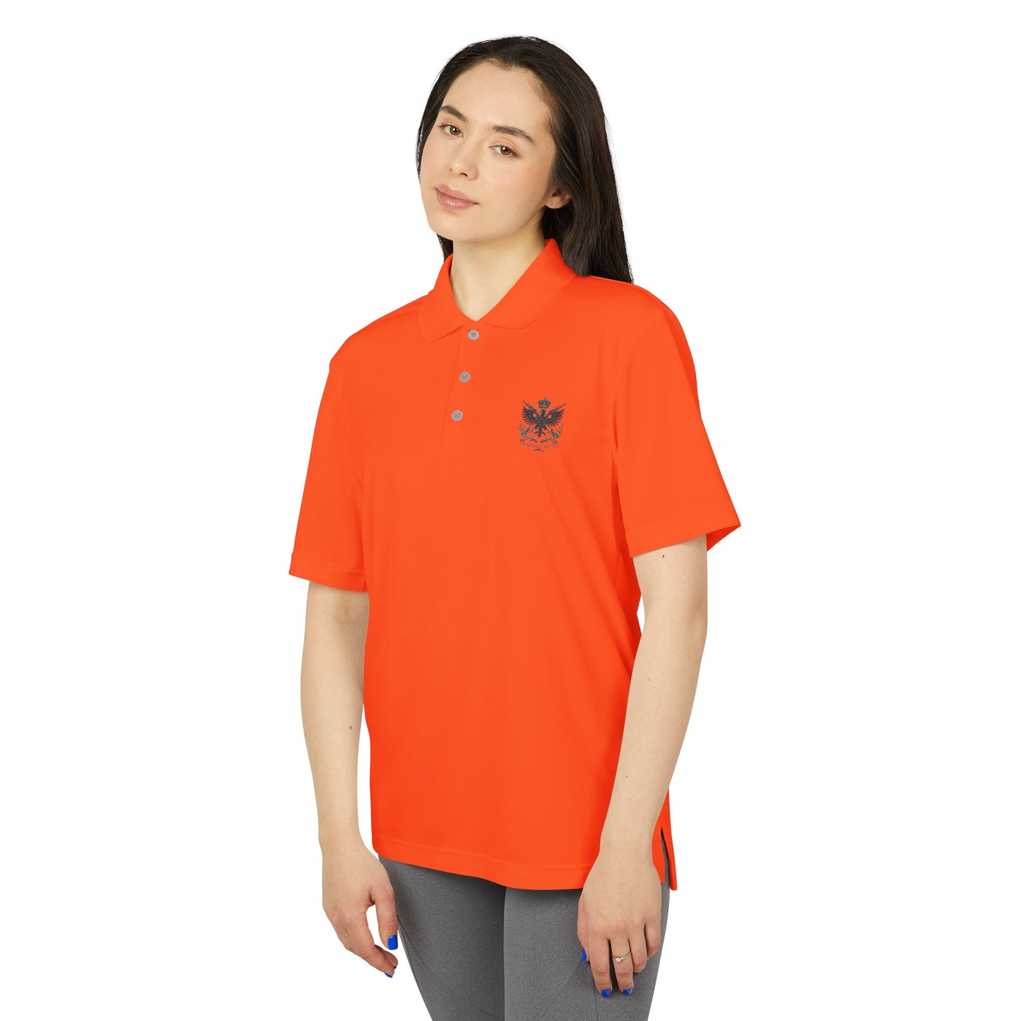 Adidas Unisex Performance Polo - Black Eagle Militia - Stylish, Breathable Athletic Wear