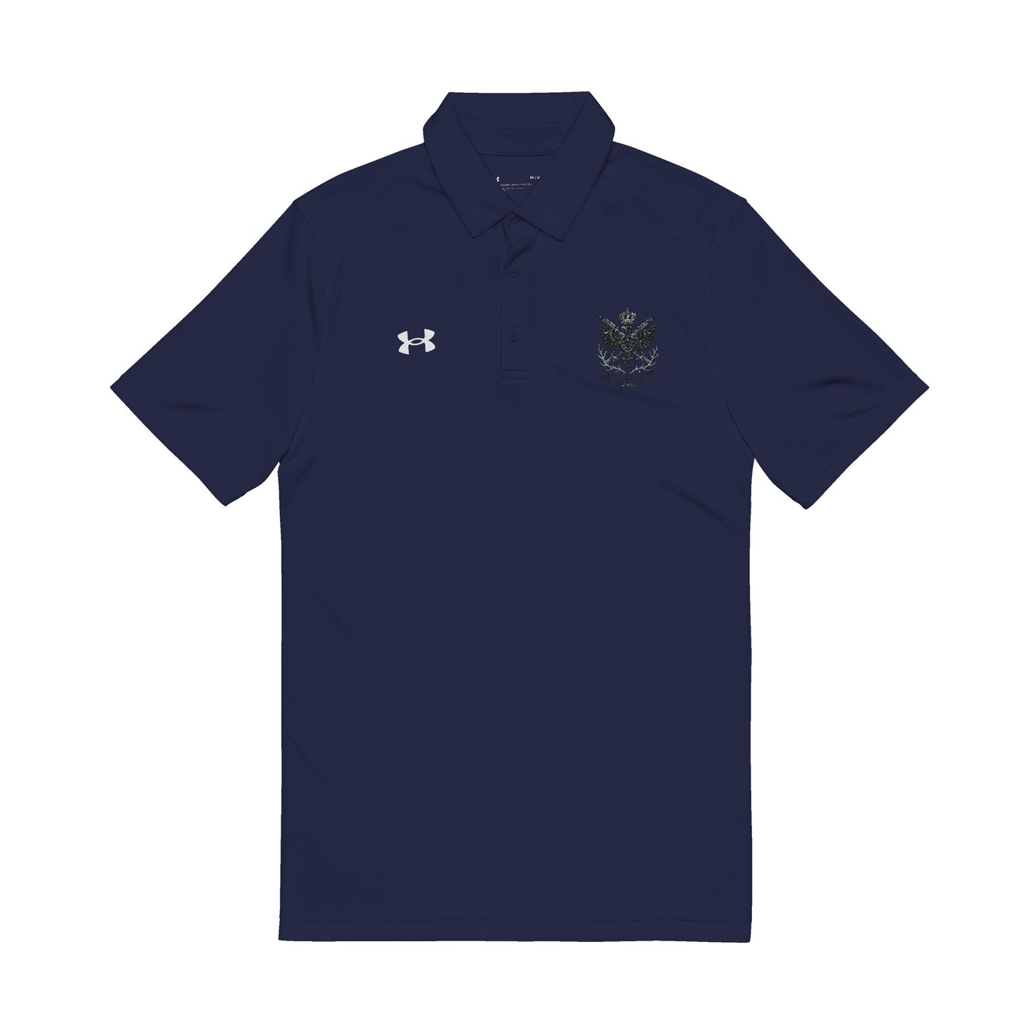 Polo Shirt - Under Armour® - Men's - Embroidered - Black Eagle Militia