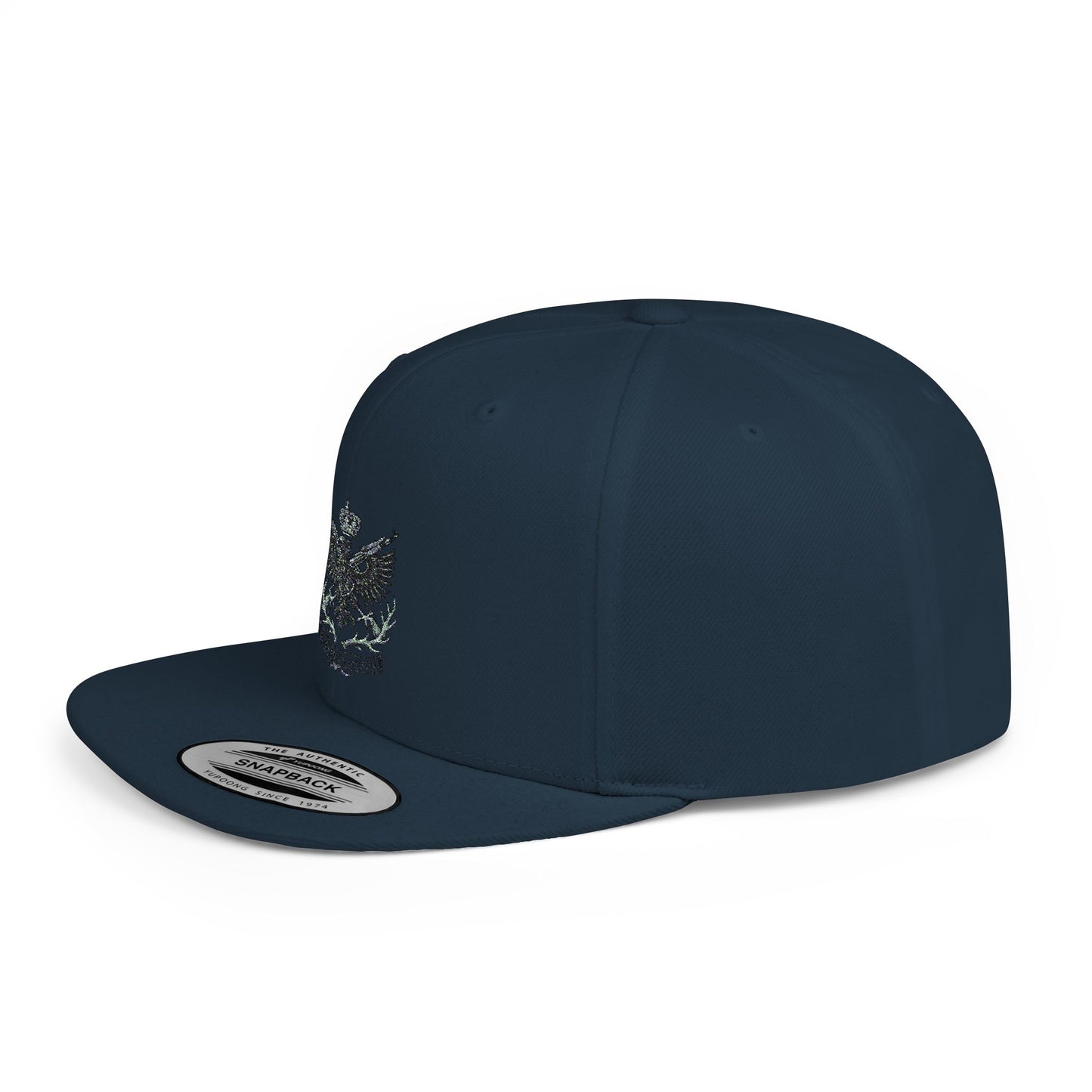 Cap - Flat Bill Snapback - Black Eagle Militia
