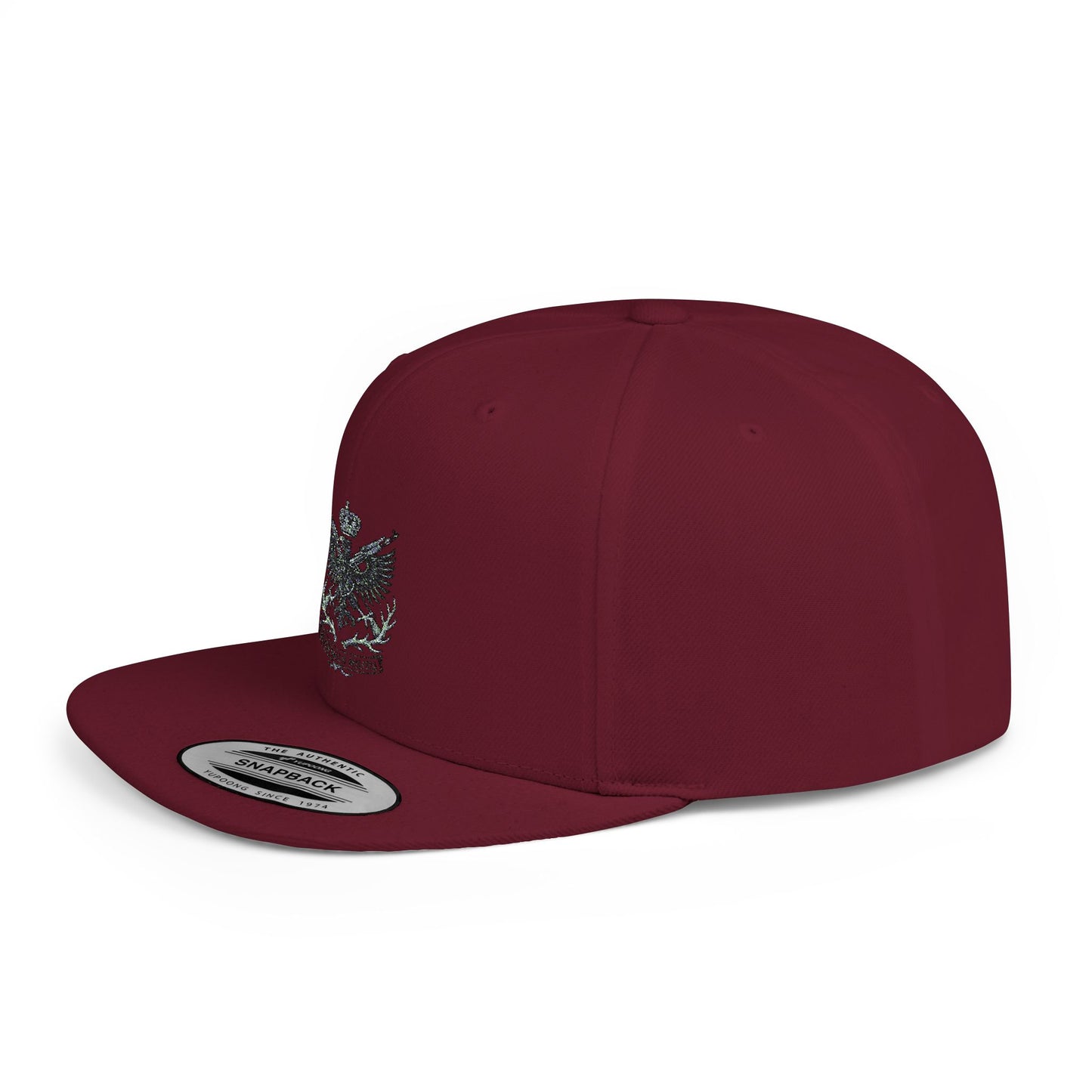 Cap - Flat Bill Snapback - Black Eagle Militia