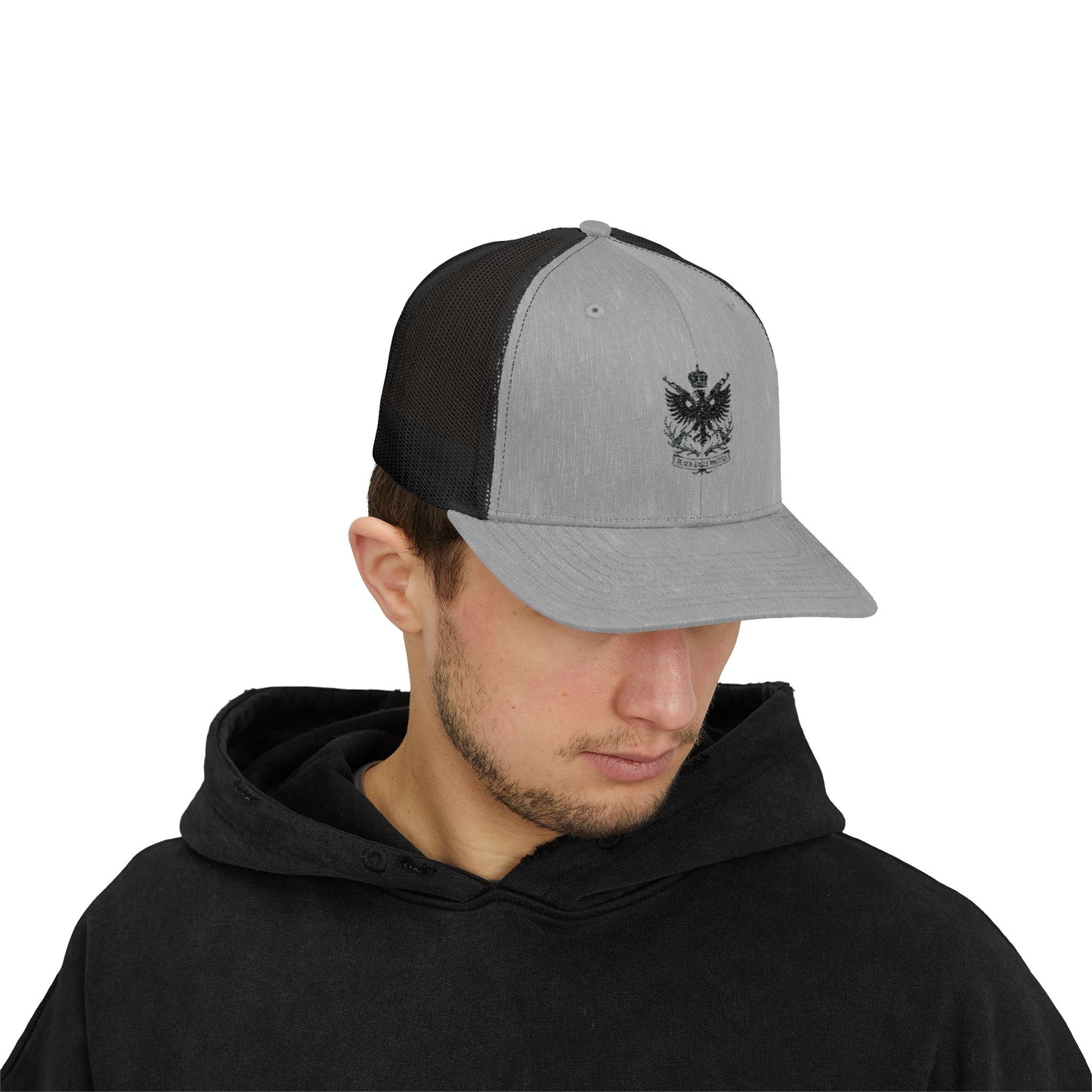 Cap - Snapback Trucker - Black Eagle Militia