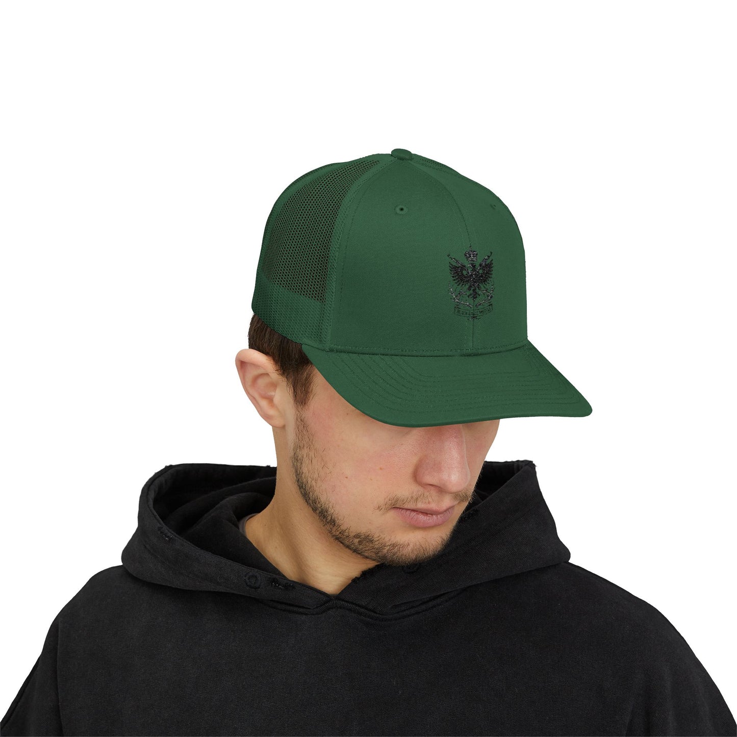 Cap - Snapback Trucker - Black Eagle Militia