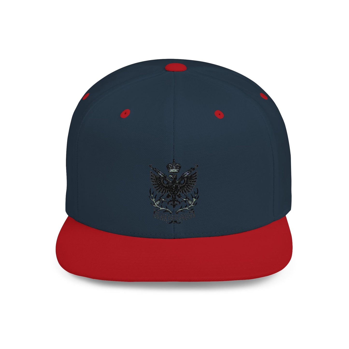 Cap - Flat Bill Snapback - Black Eagle Militia
