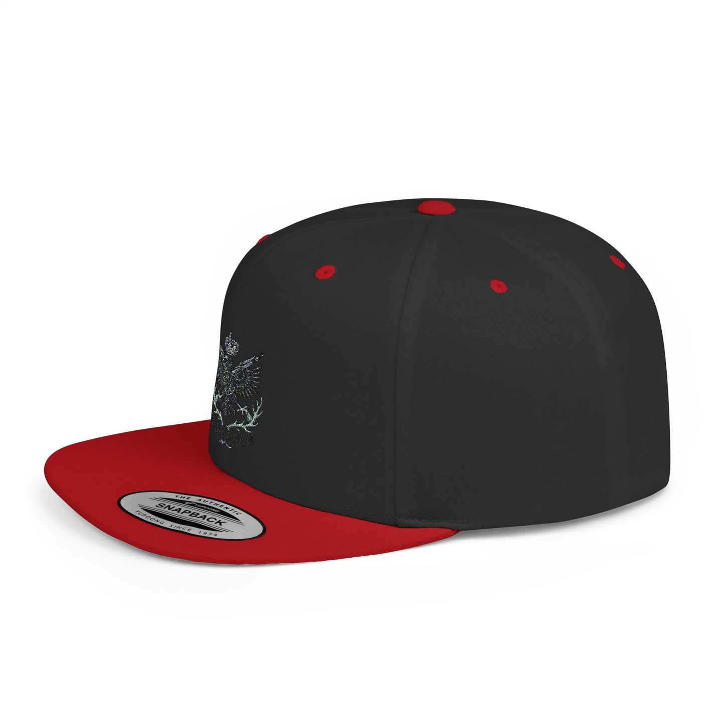 Cap - Flat Bill Snapback - Black Eagle Militia