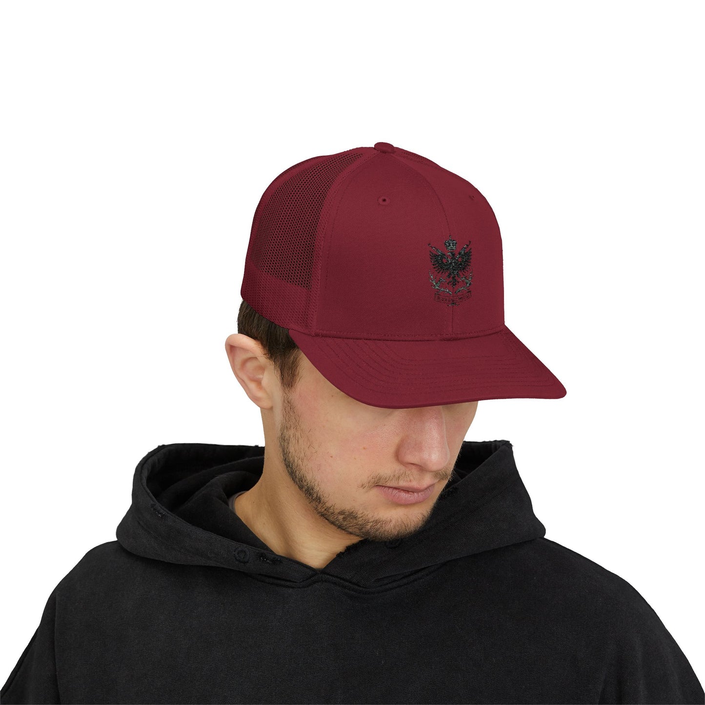 Cap - Snapback Trucker - Black Eagle Militia