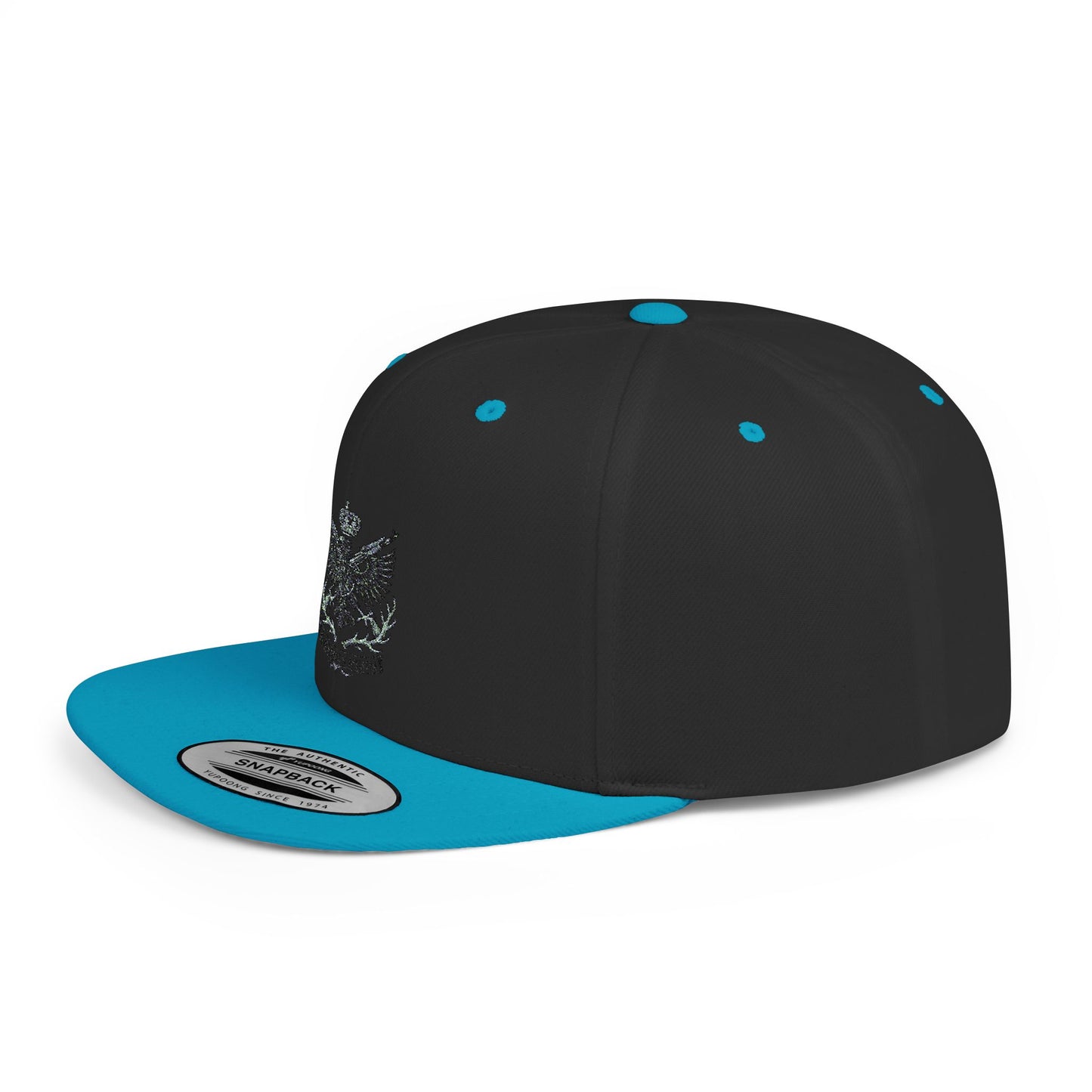 Cap - Flat Bill Snapback - Black Eagle Militia