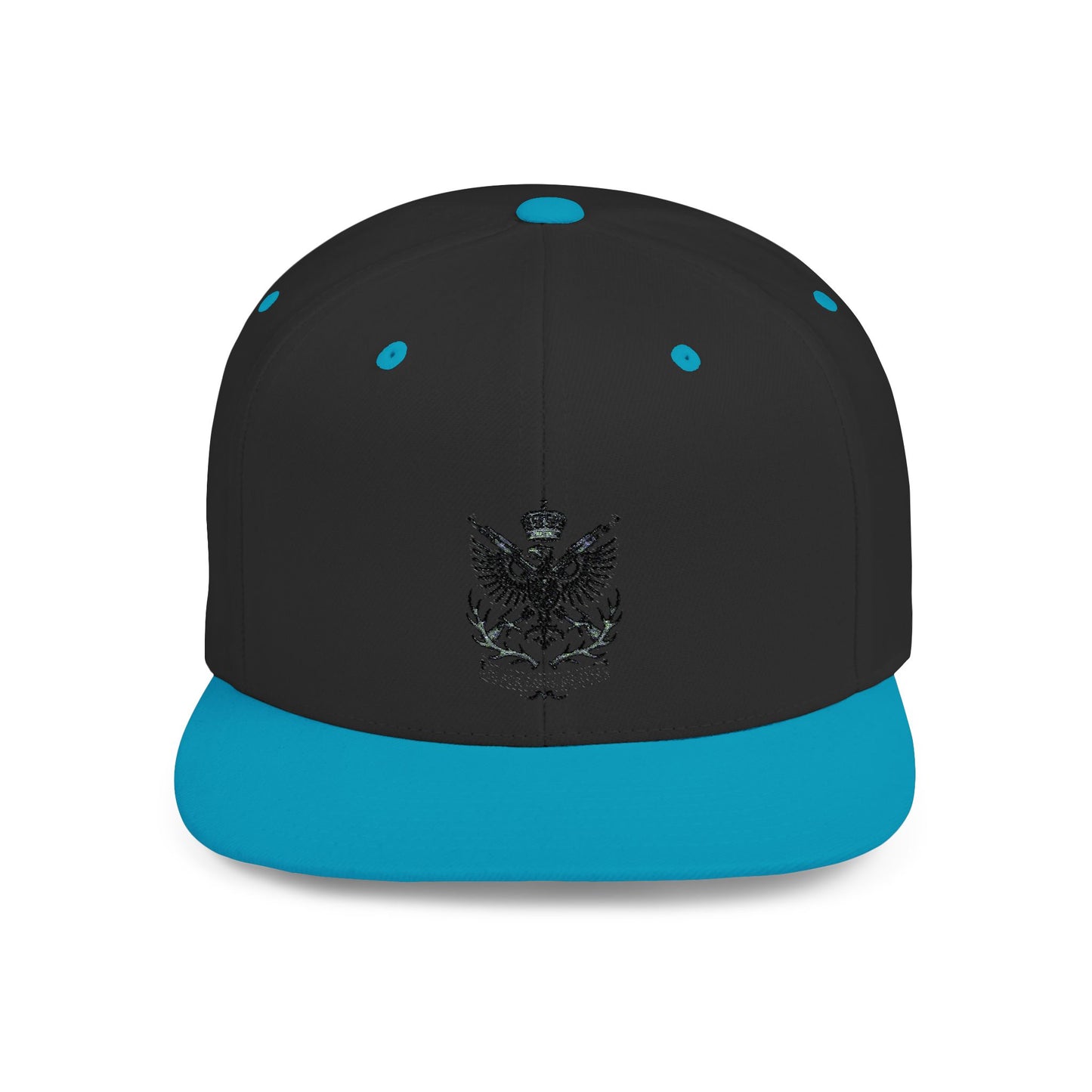 Cap - Flat Bill Snapback - Black Eagle Militia