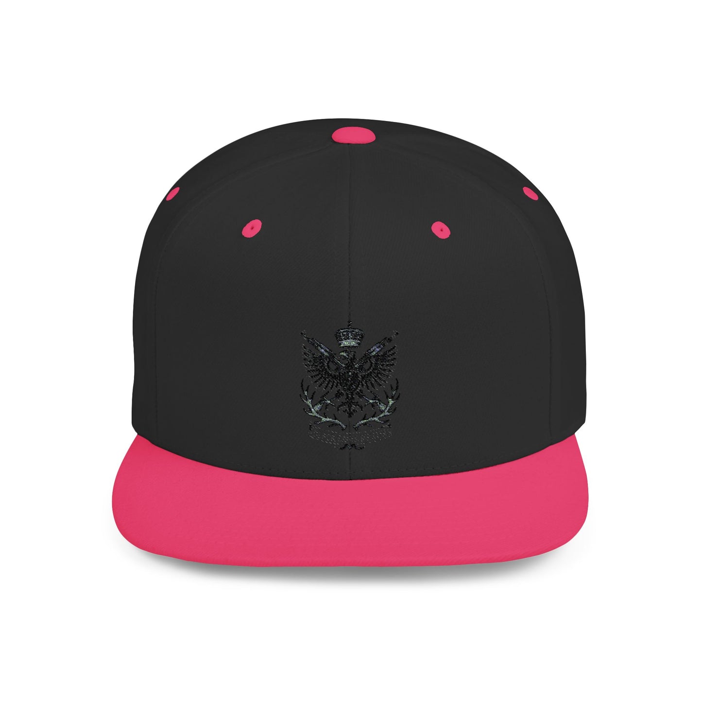 Cap - Flat Bill Snapback - Black Eagle Militia