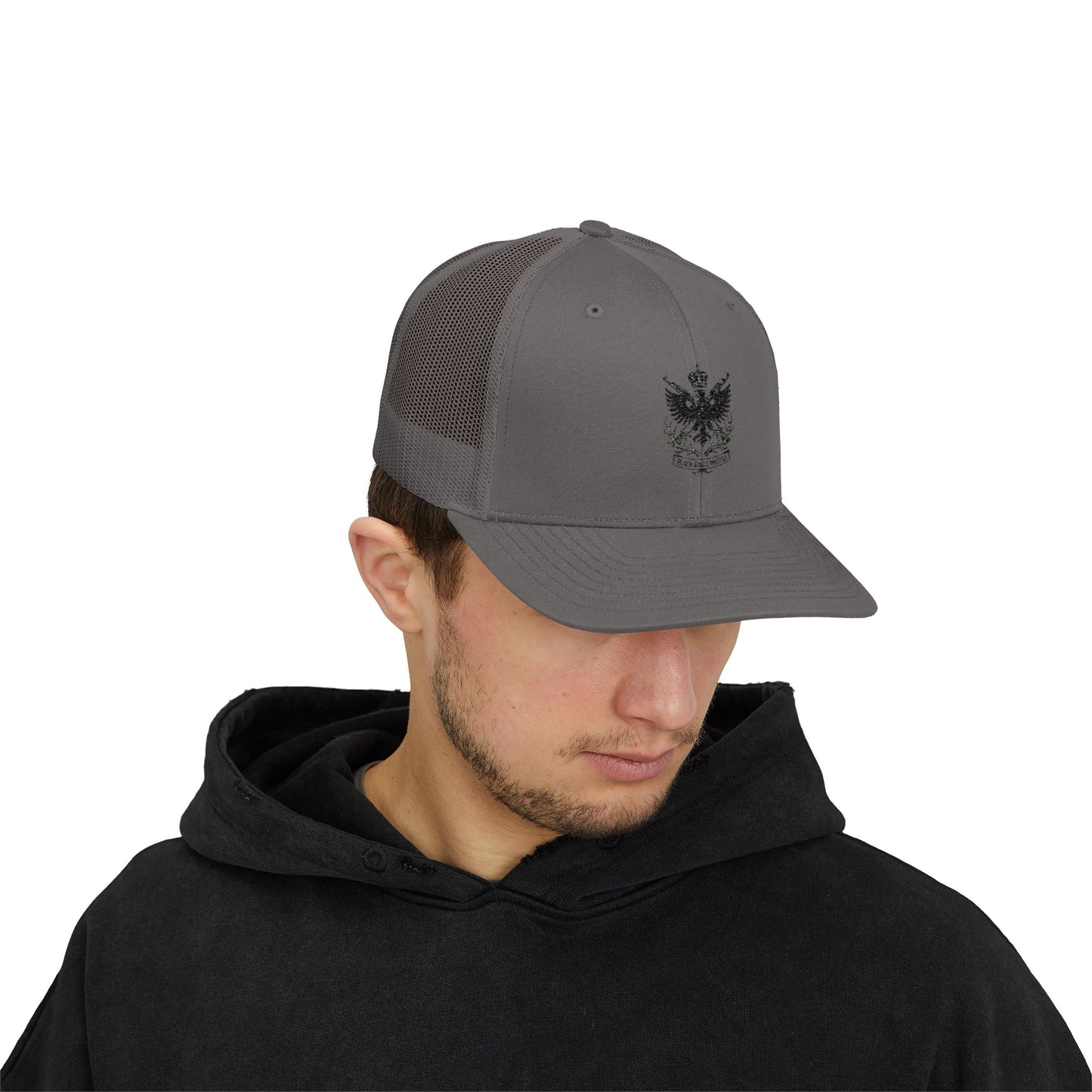 Cap - Snapback Trucker - Black Eagle Militia