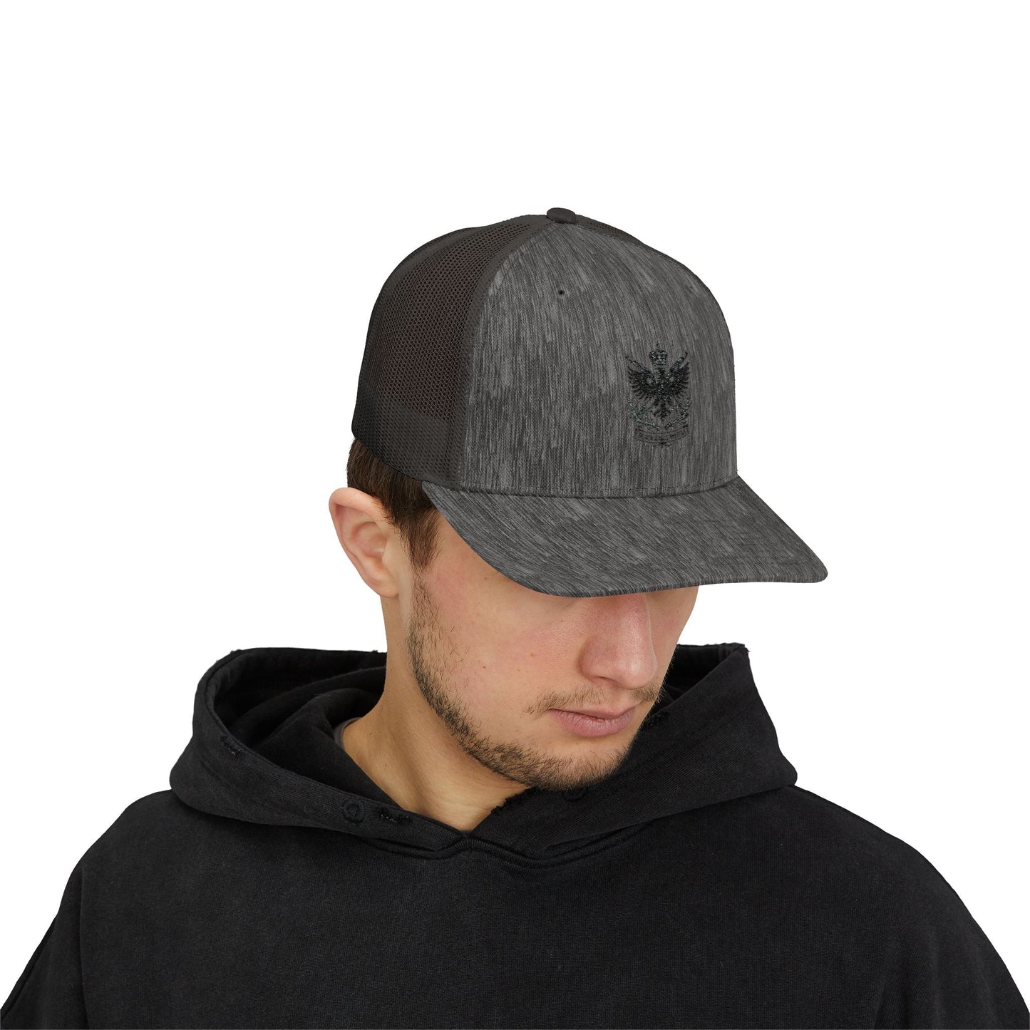 Cap - Snapback Trucker - Black Eagle Militia