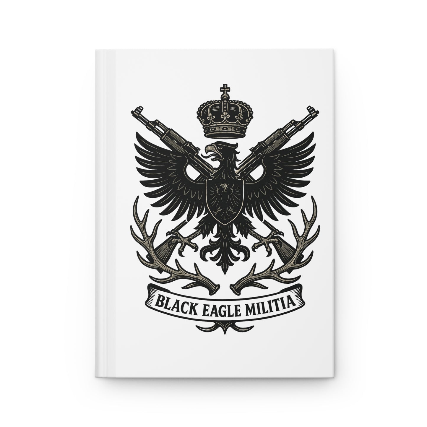 Hardcover Journal Matte - Black Eagle Militia