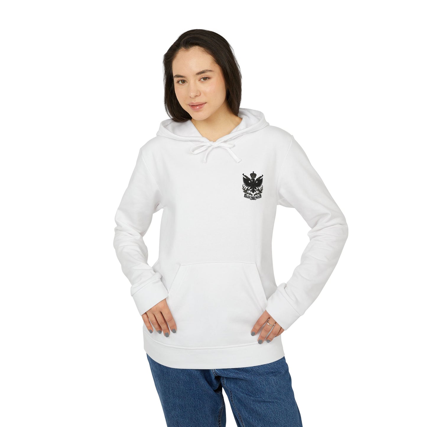 Adidas - Unisex Fleece Hoodie -  Black Eagle Militia