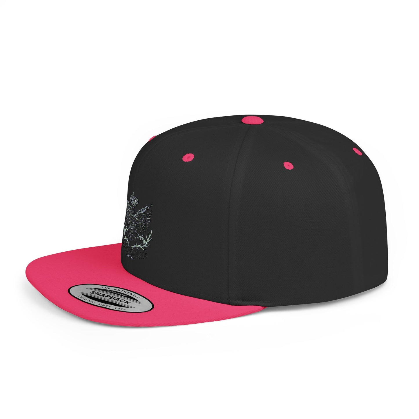 Cap - Flat Bill Snapback - Black Eagle Militia