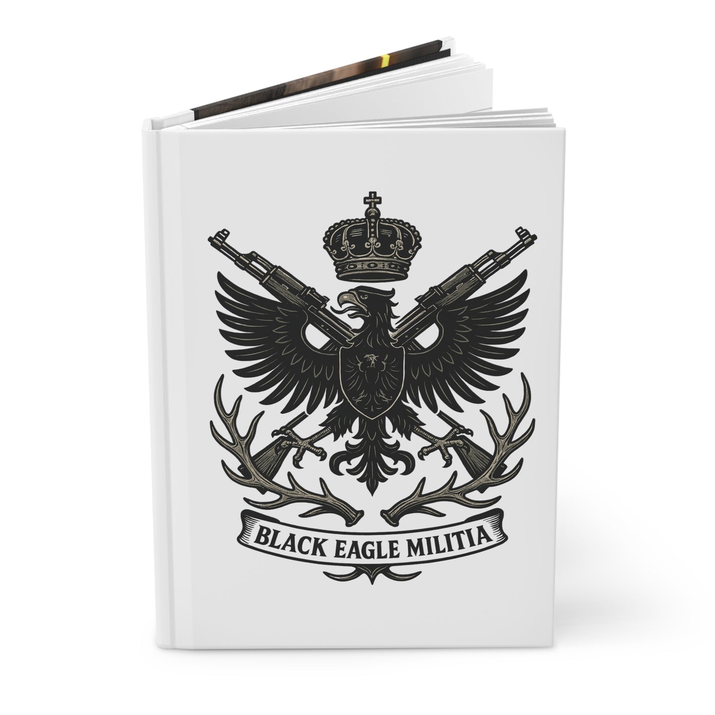 Hardcover Journal Matte - Black Eagle Militia