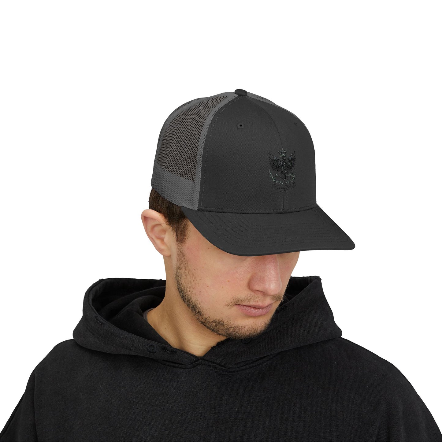 Cap - Snapback Trucker - Black Eagle Militia