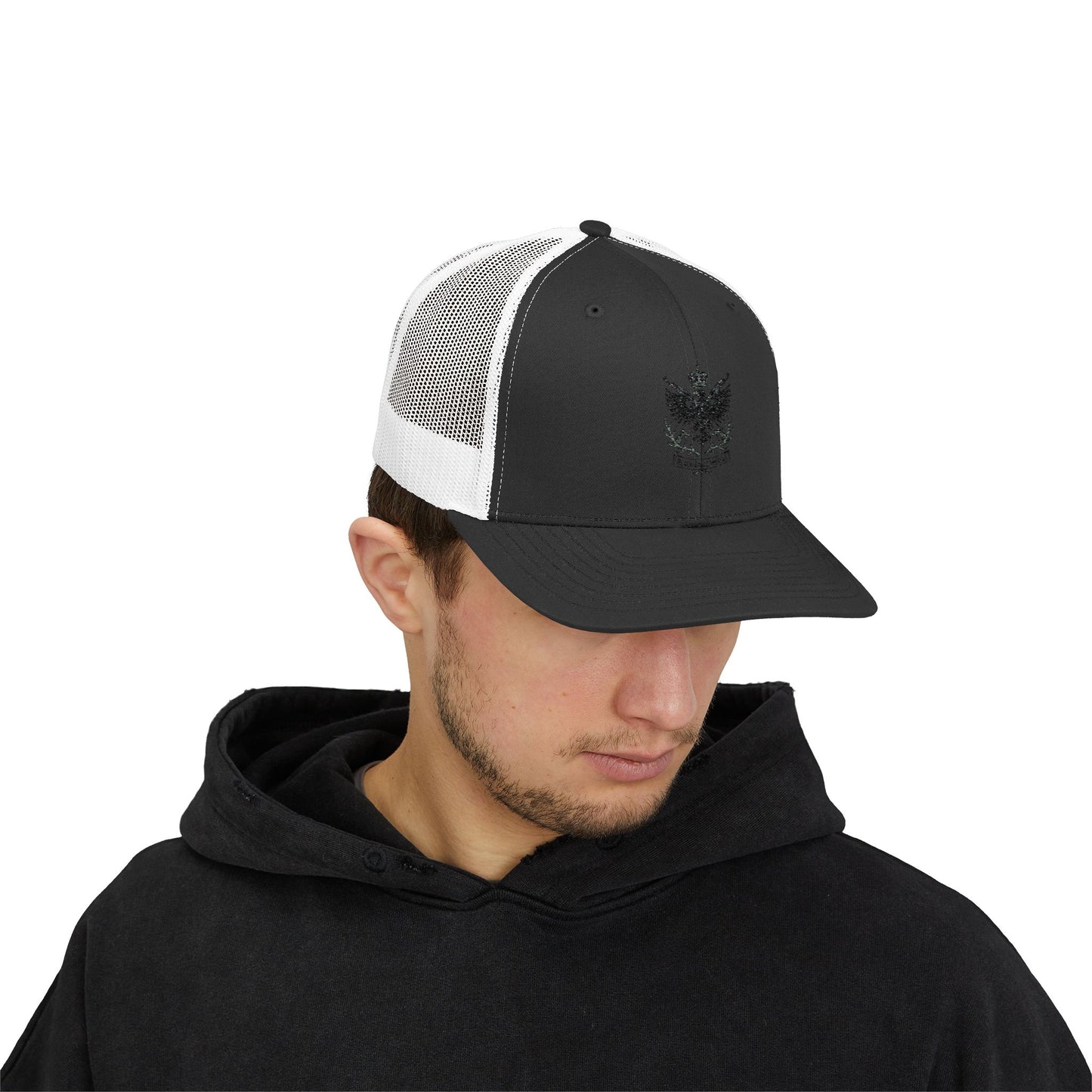 Cap - Snapback Trucker - Black Eagle Militia